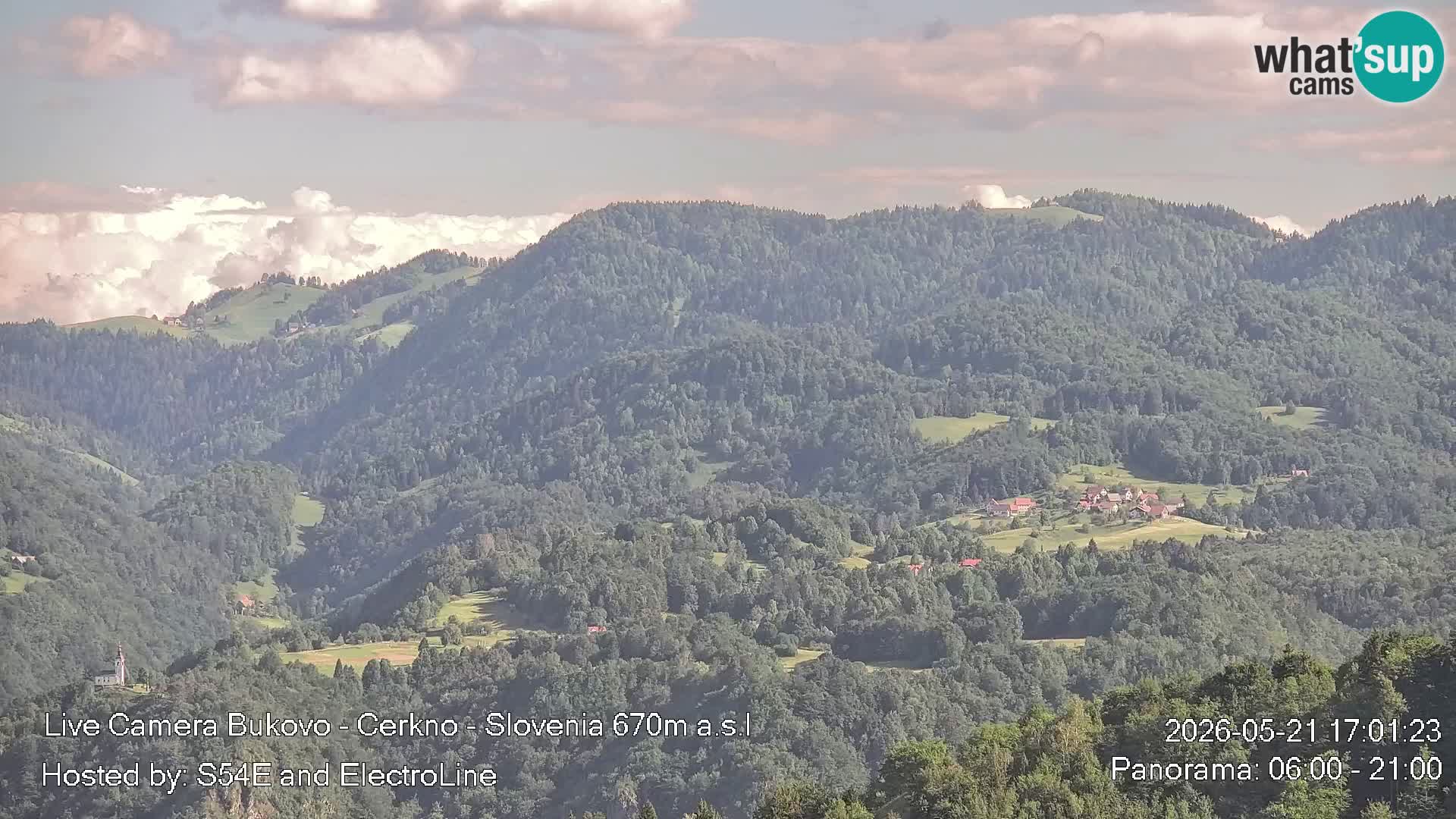 Webcam Bukovo – Baška grapa | Cerkno | Slovenia