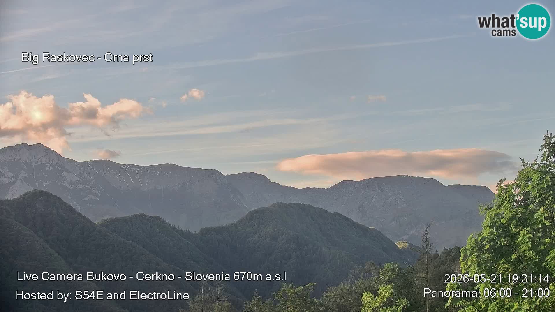 Bukovo Webcam – Baška grapa | Cerkno | Slowenien