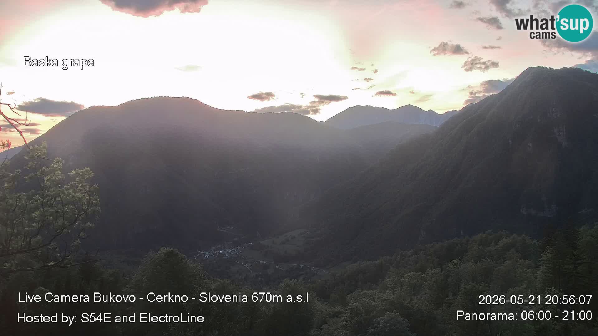 Bukovo Webcam – Baška grapa | Cerkno | Slowenien