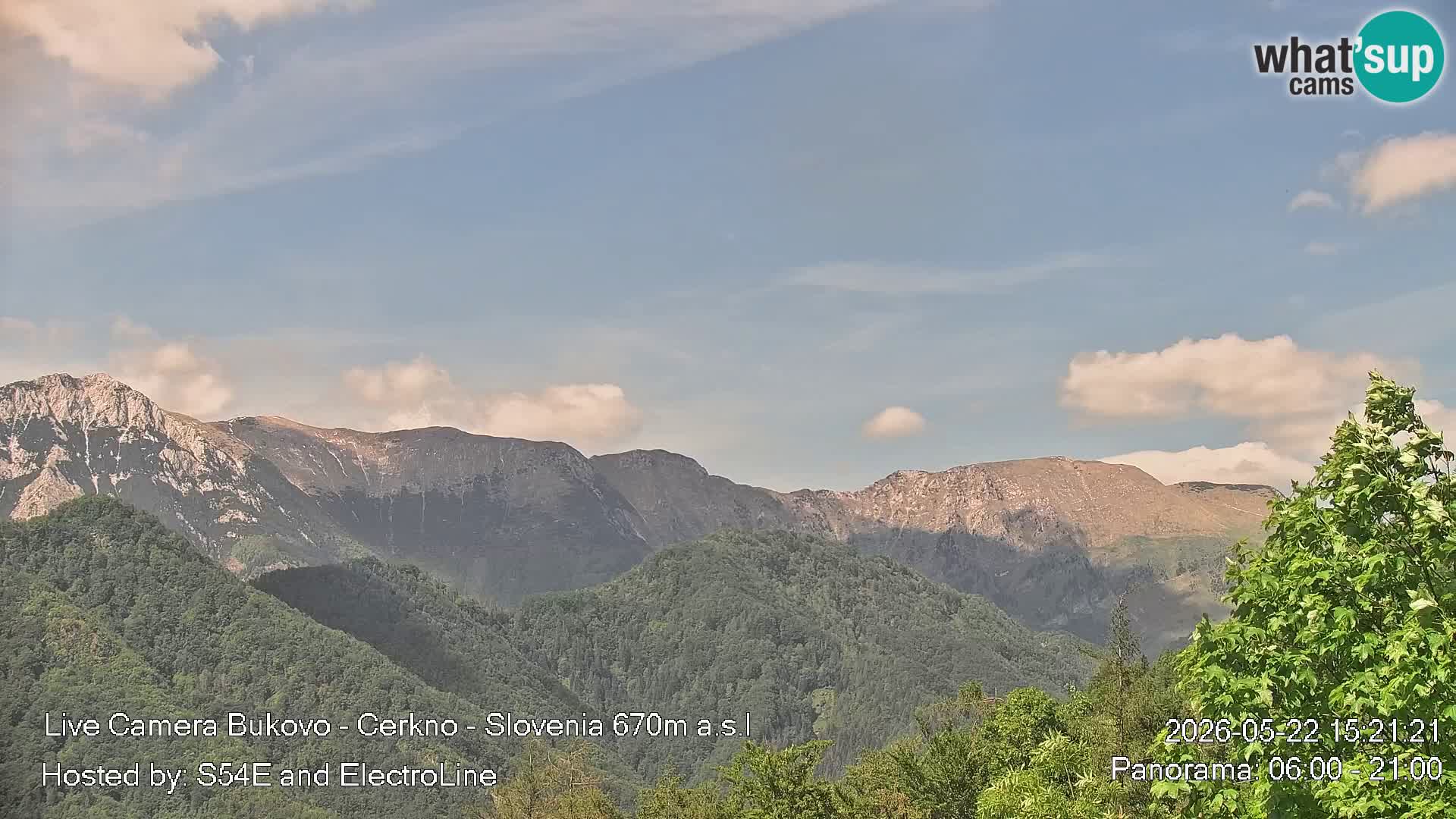 Bukovo Webcam – Baška grapa | Cerkno | Slowenien