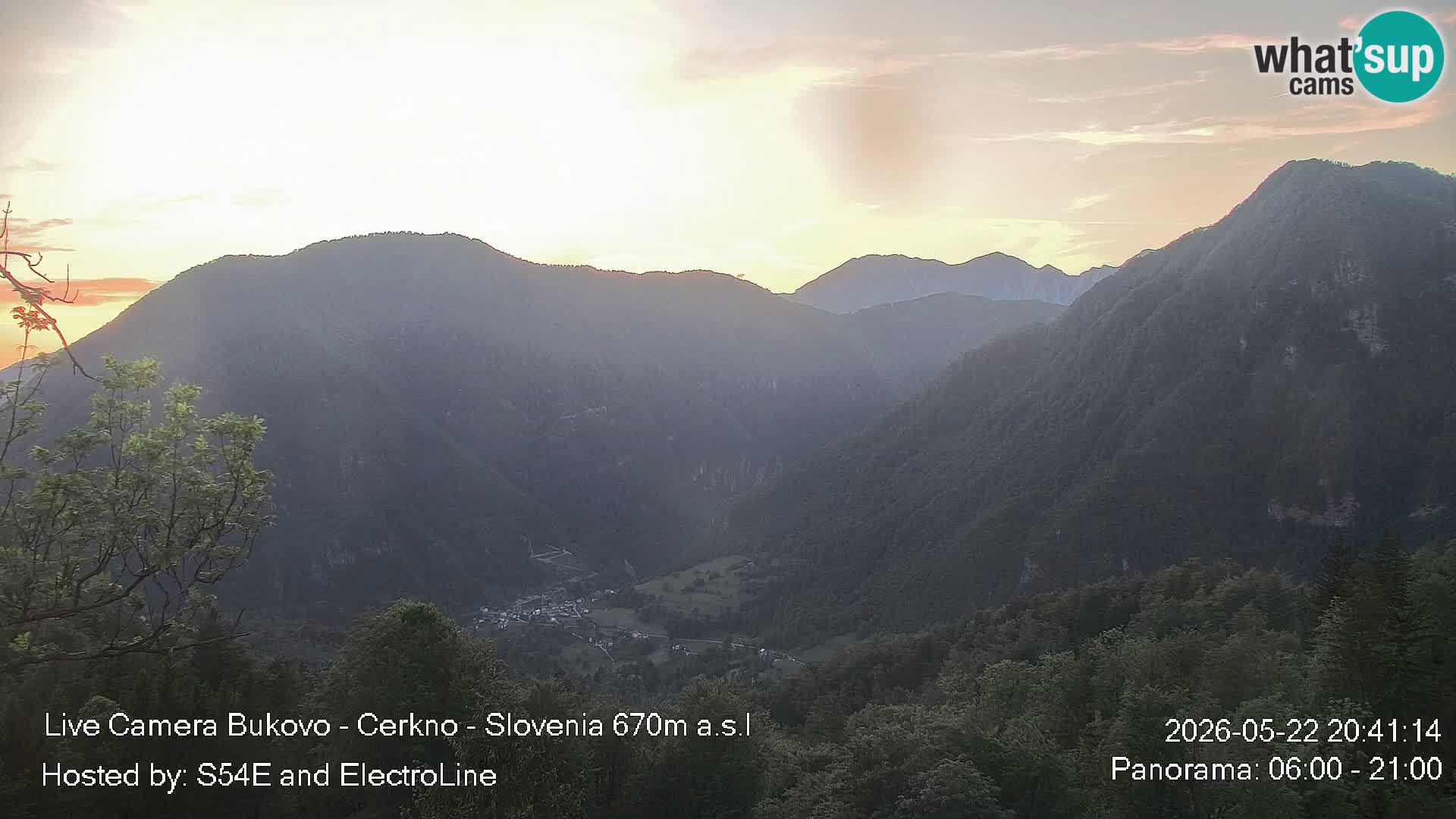 Web kamera Bukovo – Baška grapa | Cerkno | Slovenija