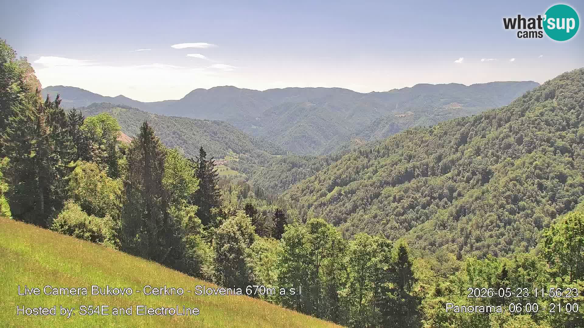 Webcam Bukovo – Baška grapa | Cerkno | Slovenia