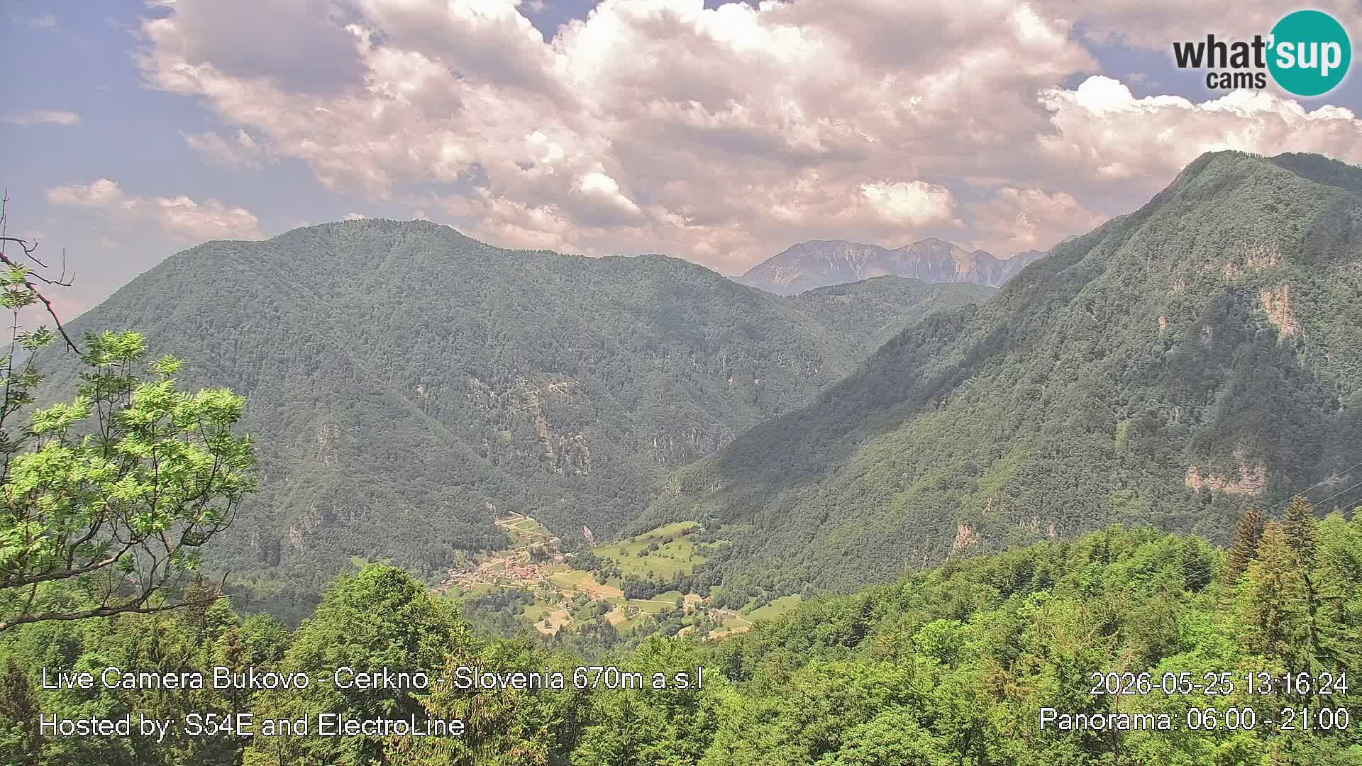 Webcam en vivo Bukovo – Baška grapa | Cerkno | Eslovenia