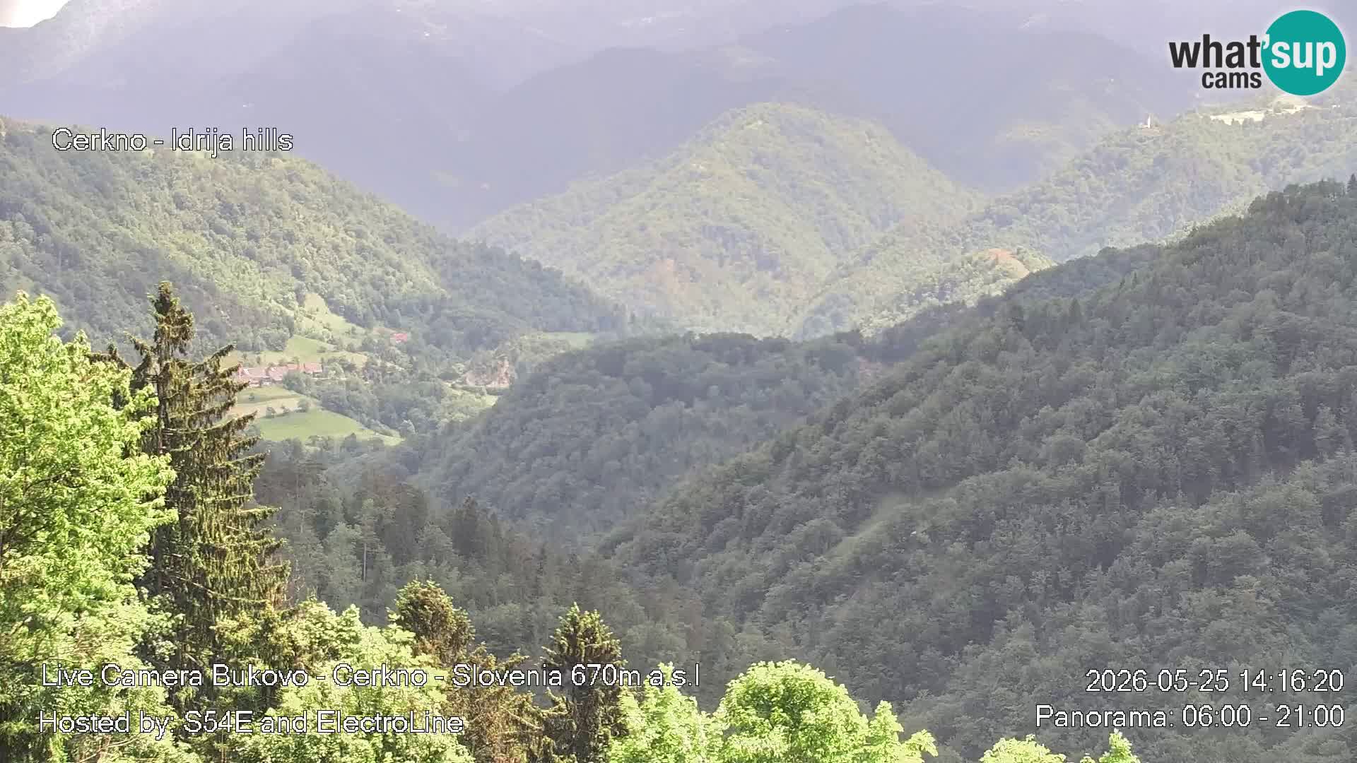 Webcam Bukovo – Baška grapa | Cerkno | Slovénie