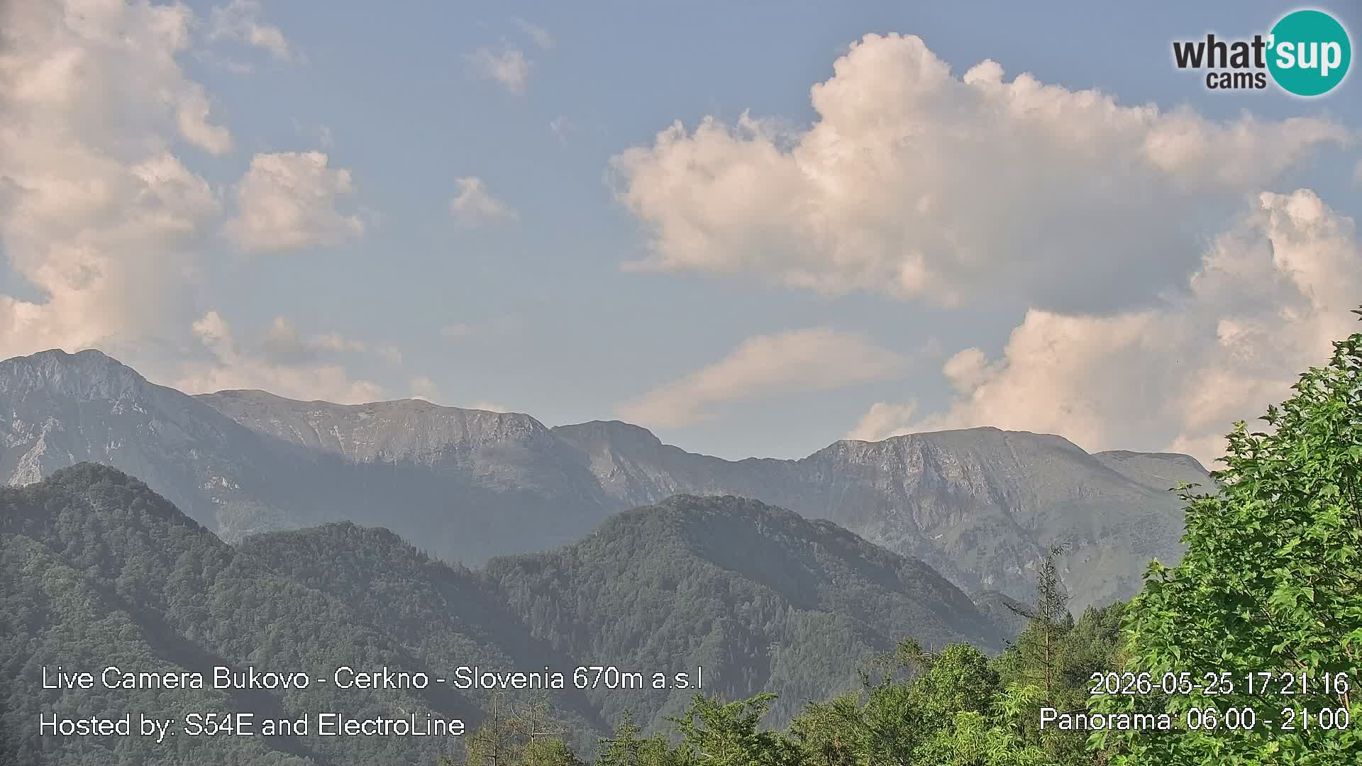 Webcam Bukovo – Baška grapa | Cerkno | Slovénie