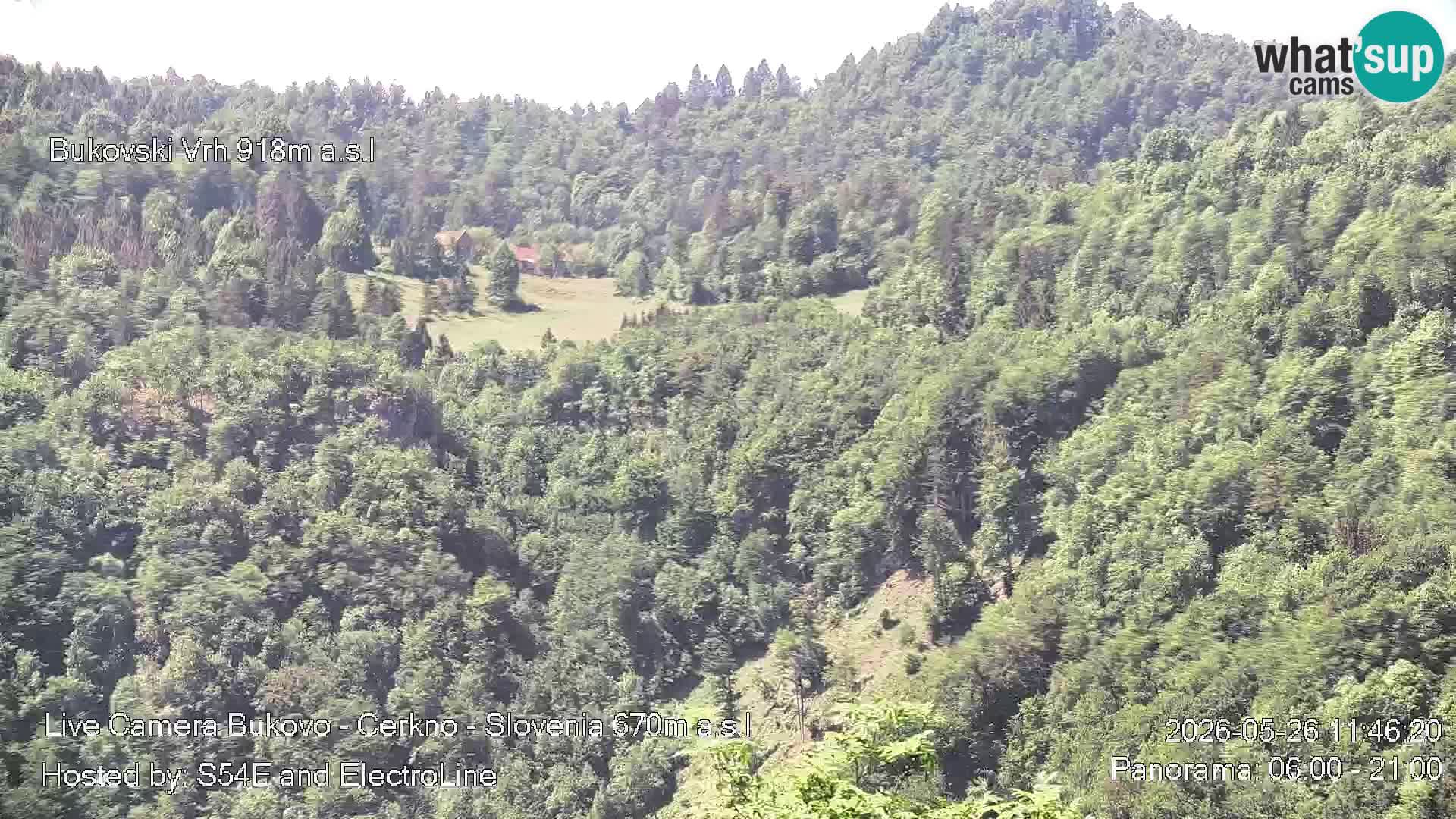 Webcam Bukovo – Baška grapa | Cerkno | Slovenia