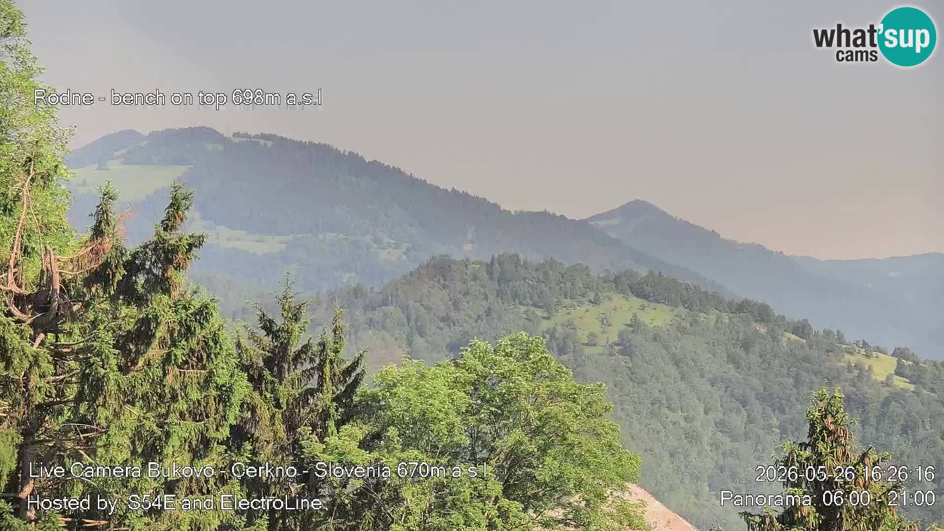 Webcam Bukovo – Baška grapa | Cerkno | Slovénie