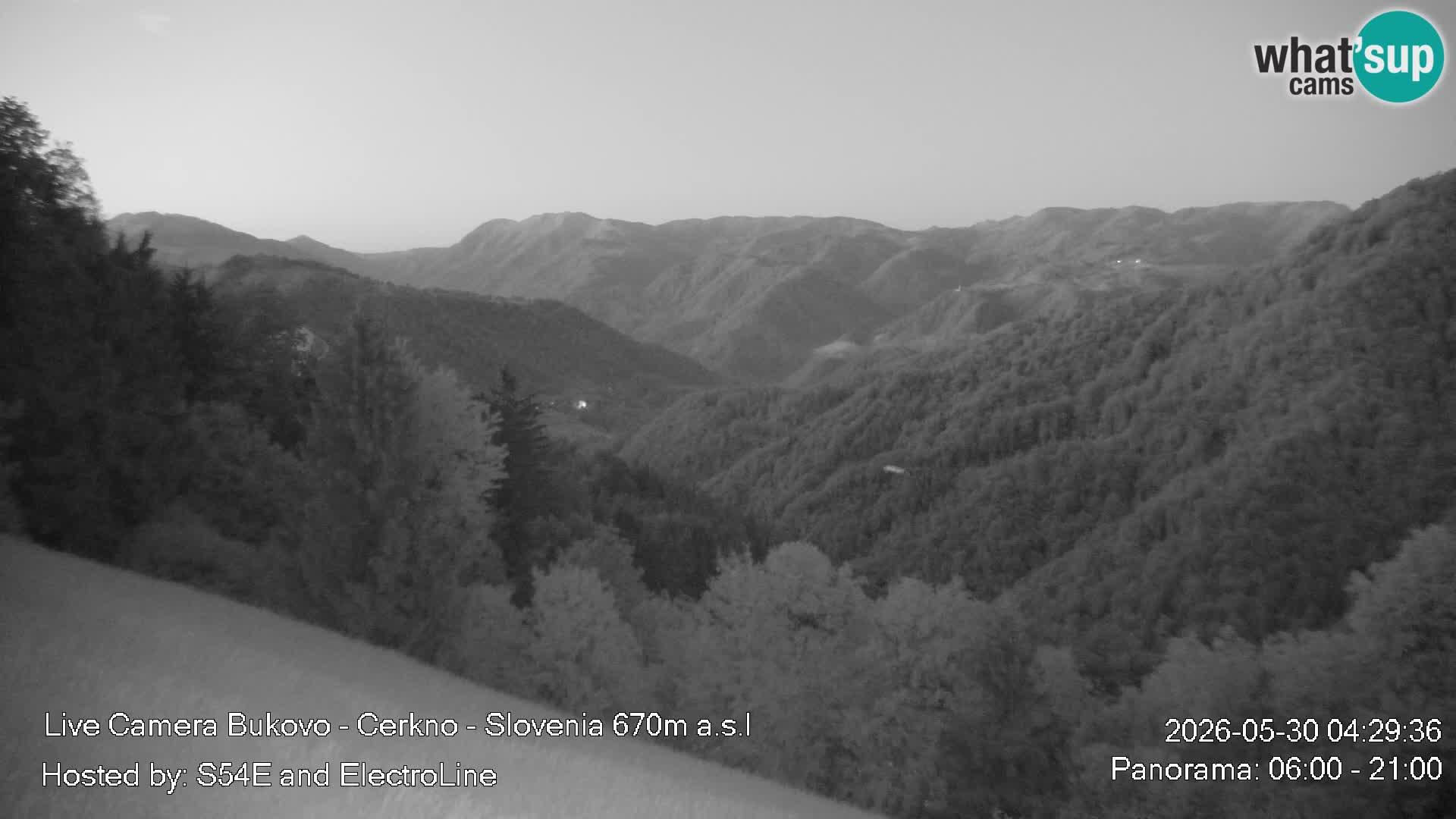 Web kamera Bukovo – Baška grapa | Cerkno | Slovenija