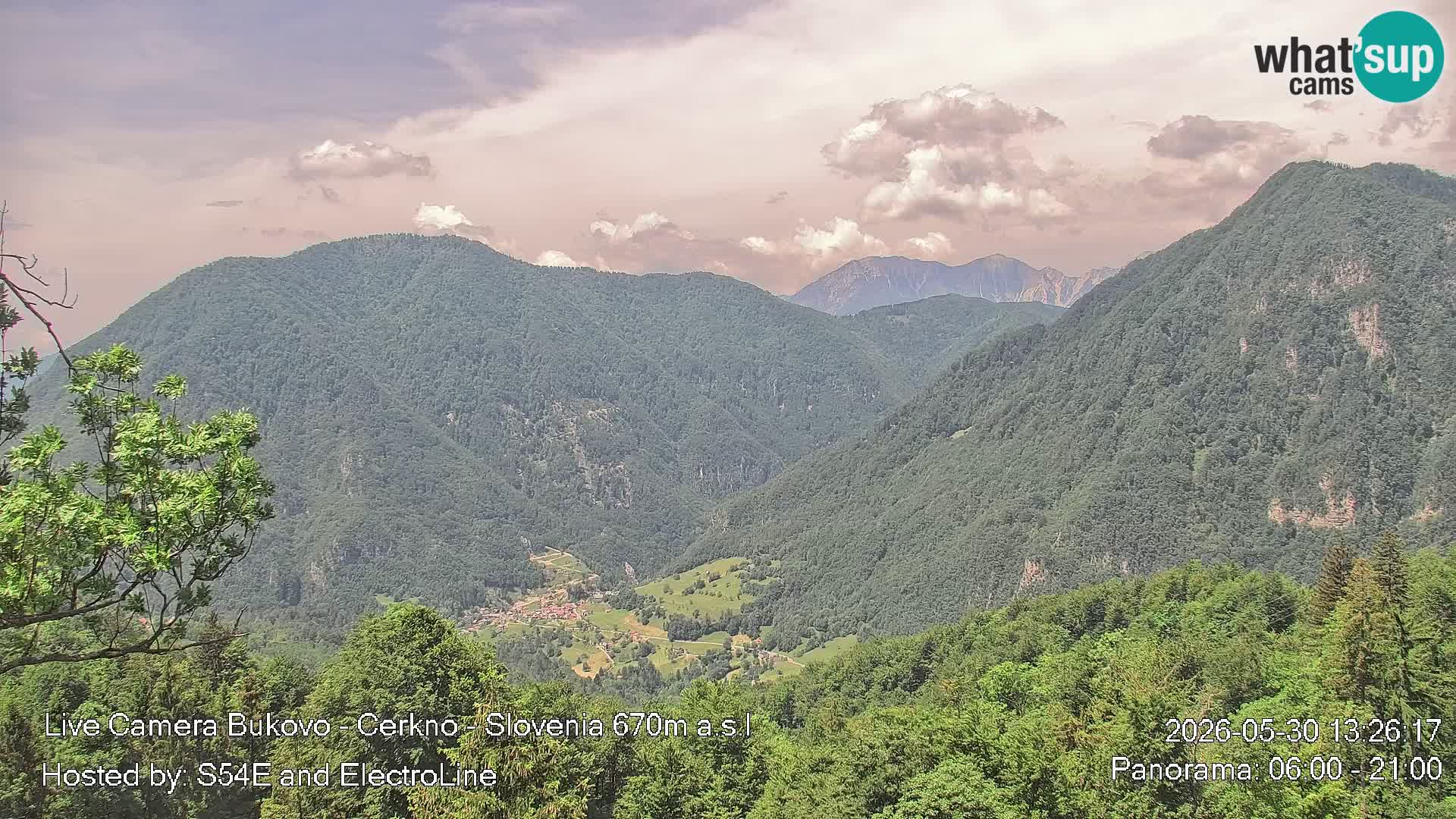 Webcam en vivo Bukovo – Baška grapa | Cerkno | Eslovenia