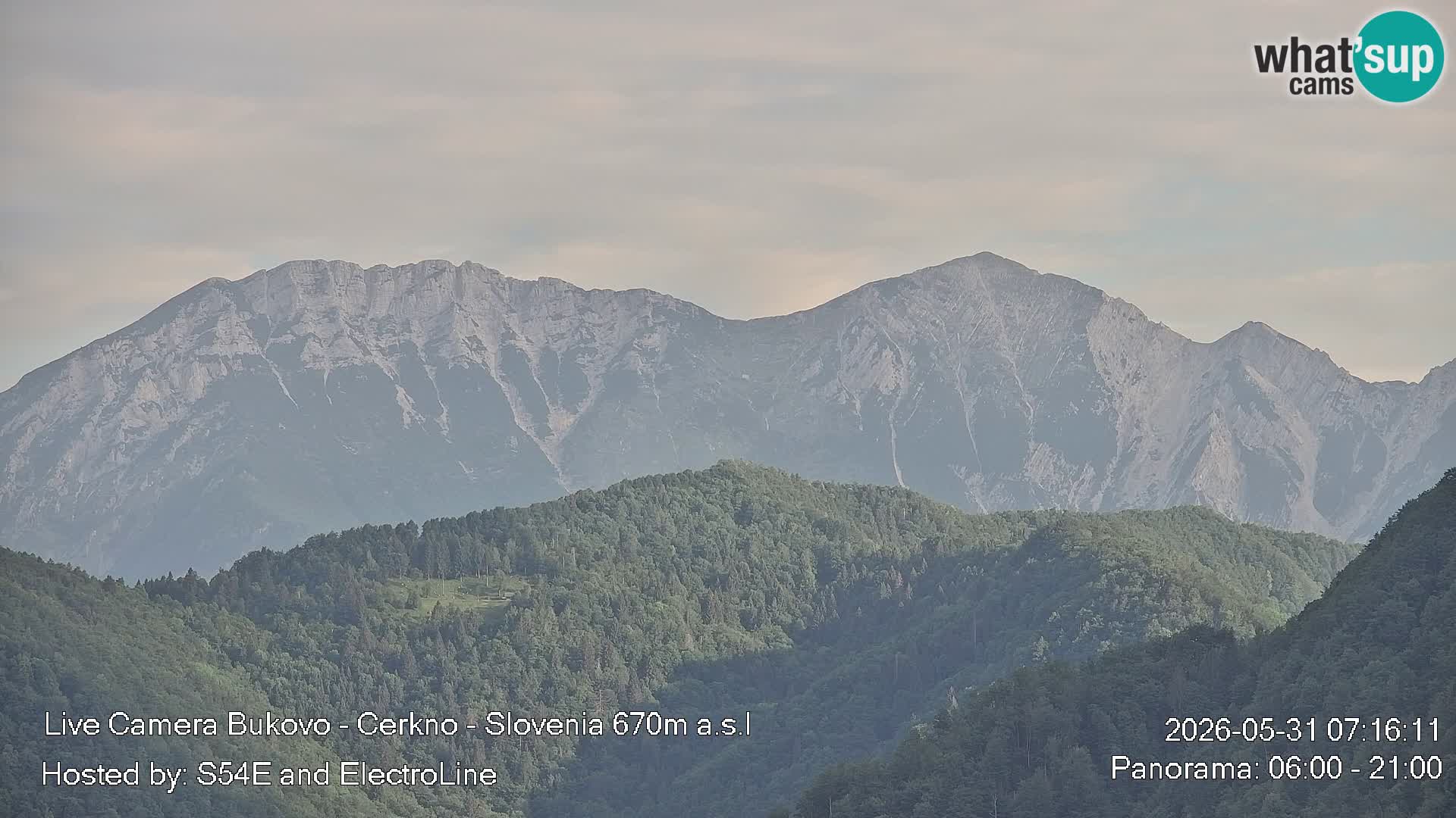 Web kamera Bukovo – Baška grapa | Cerkno | Slovenija