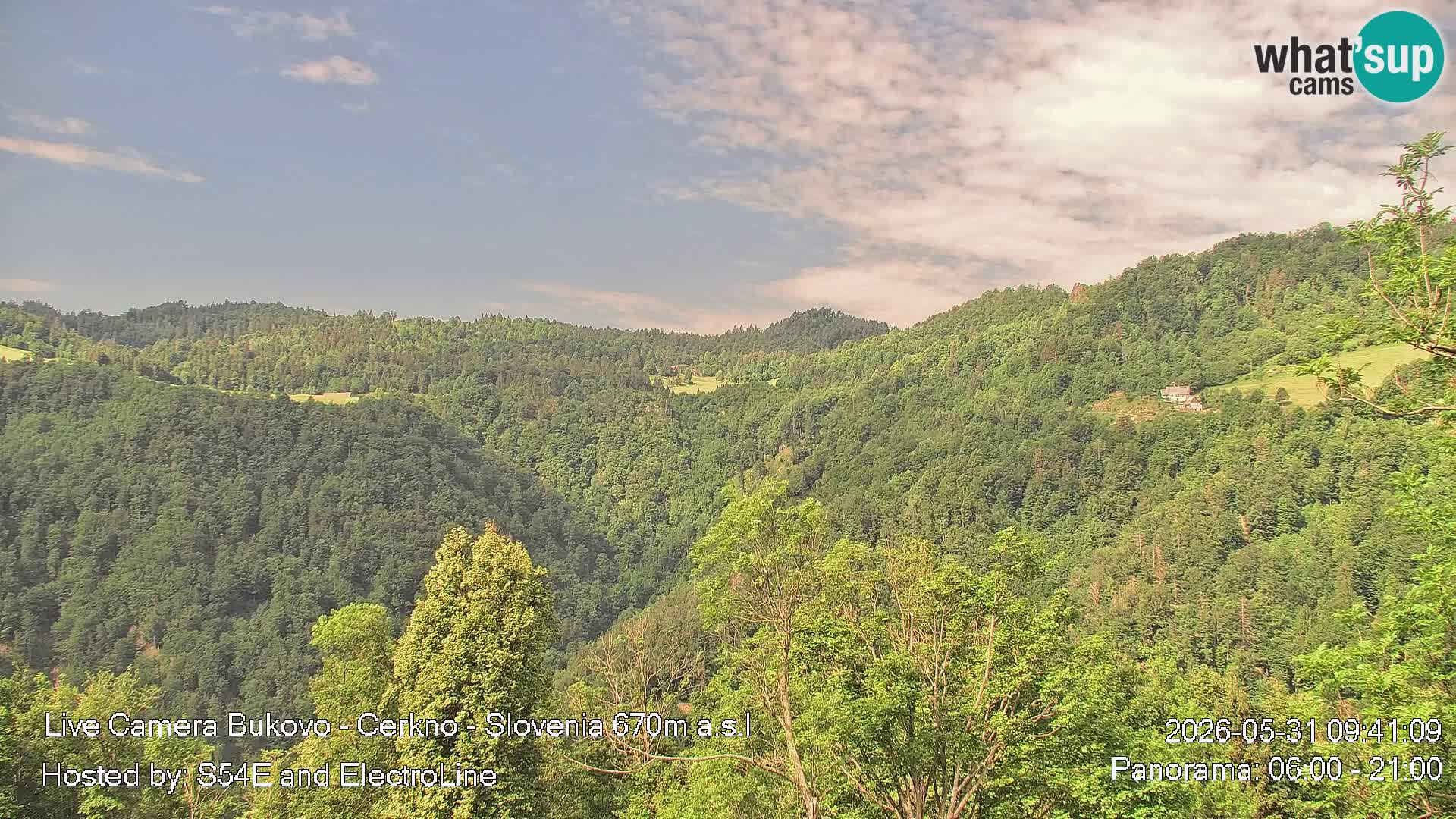 Webcam Bukovo – Baška grapa | Cerkno | Slovenia