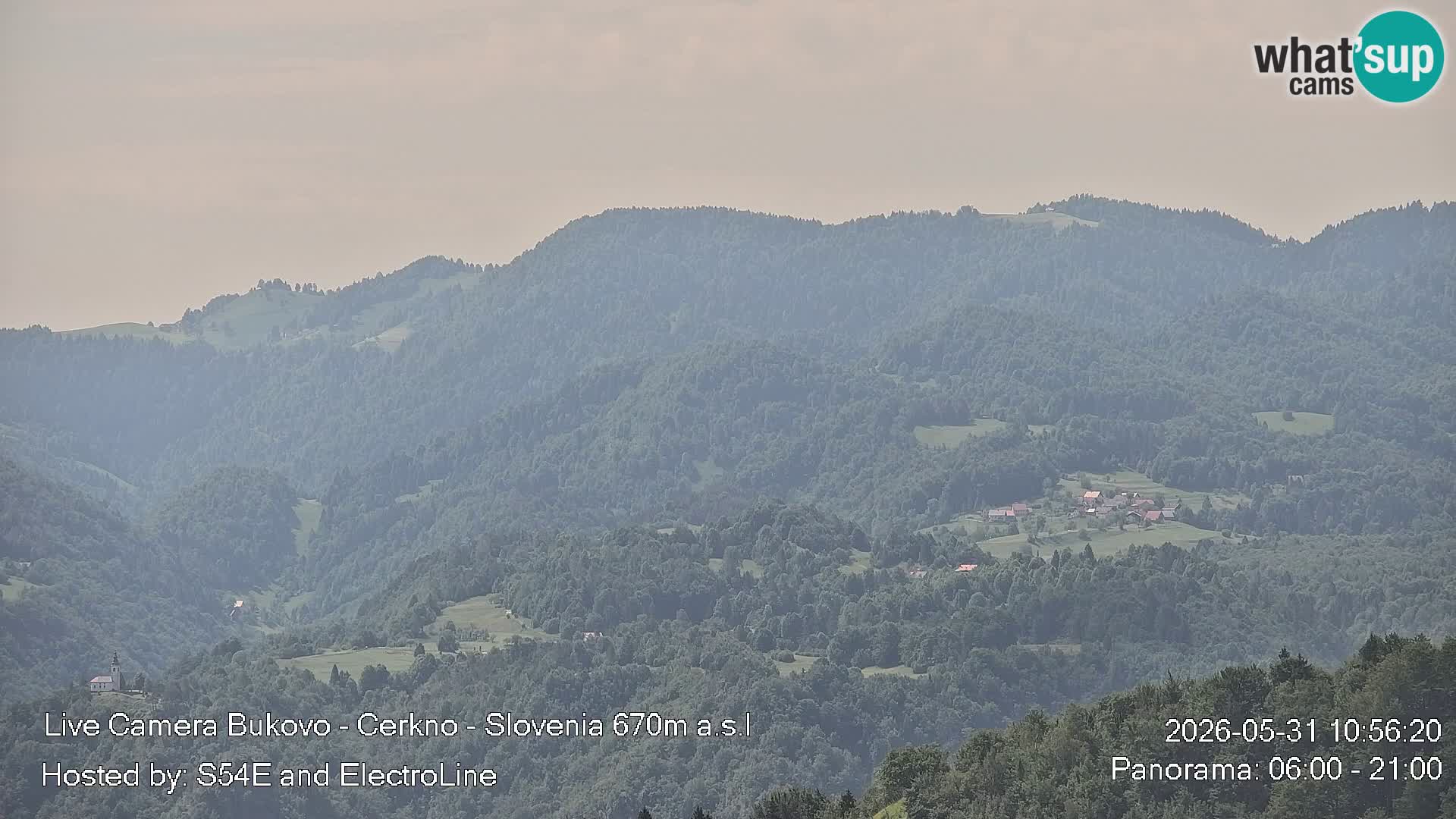 Web kamera Bukovo – Baška grapa | Cerkno | Slovenija