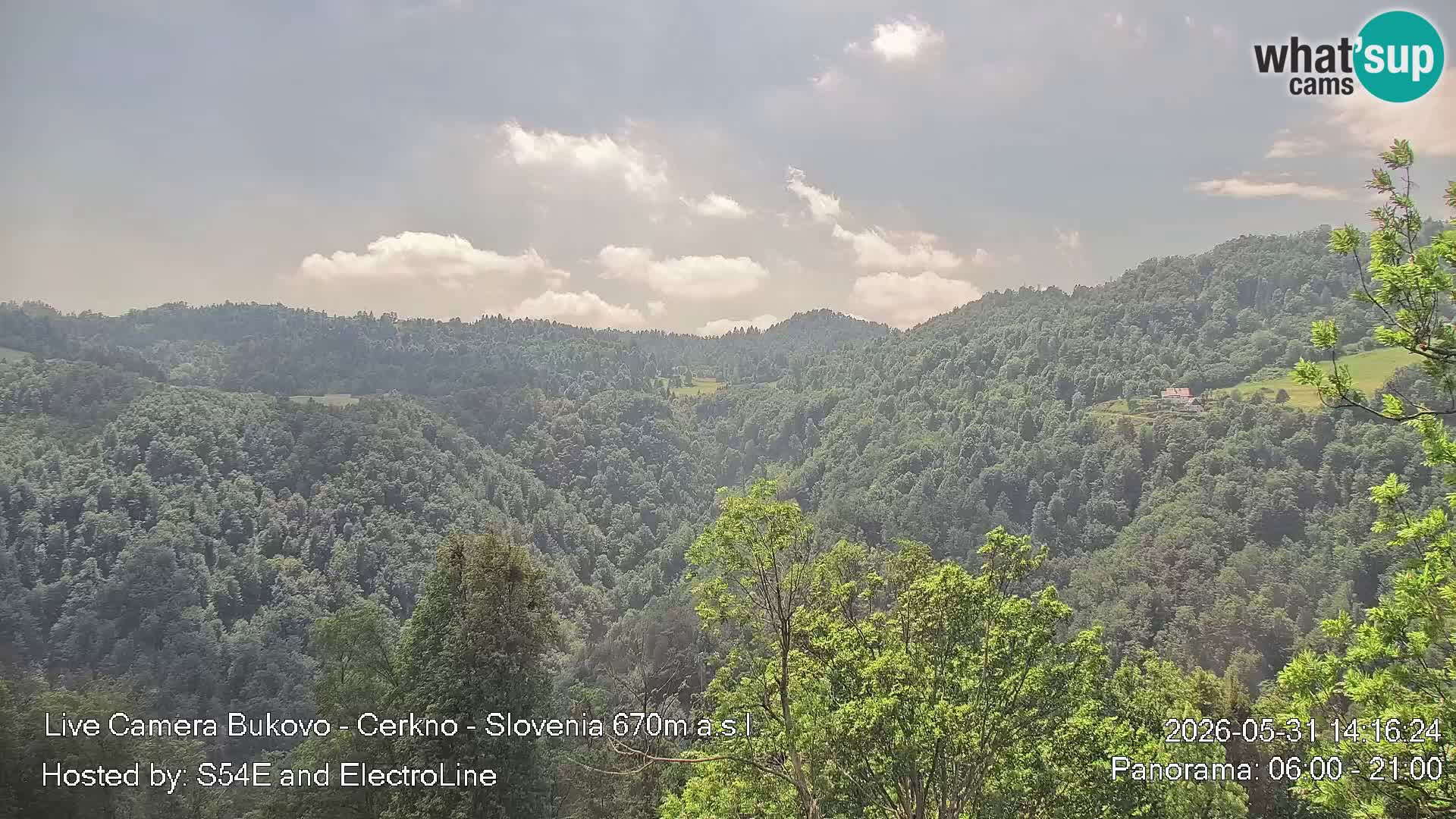Webcam Bukovo – Baška grapa | Cerkno | Slovénie
