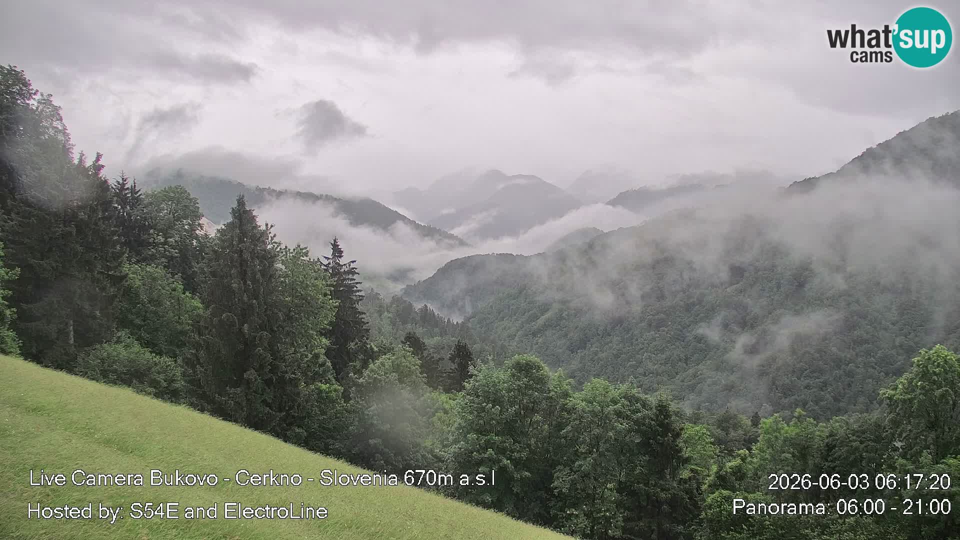 Webcam Bukovo – Baška grapa | Cerkno | Slovenia