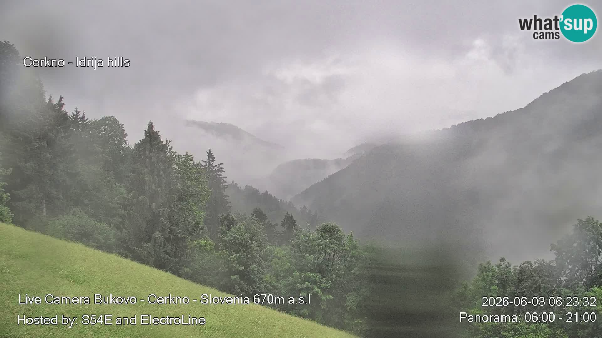 Webcam Bukovo – Baška grapa | Cerkno | Slovénie