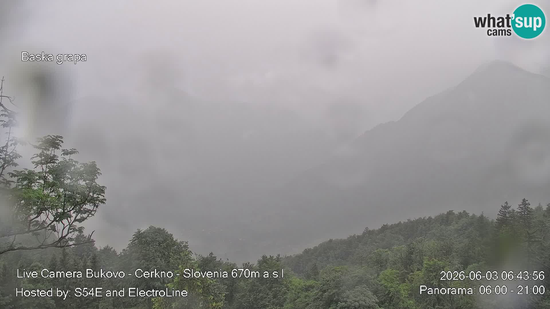 Webcam Bukovo – Baška grapa | Cerkno | Slovenia