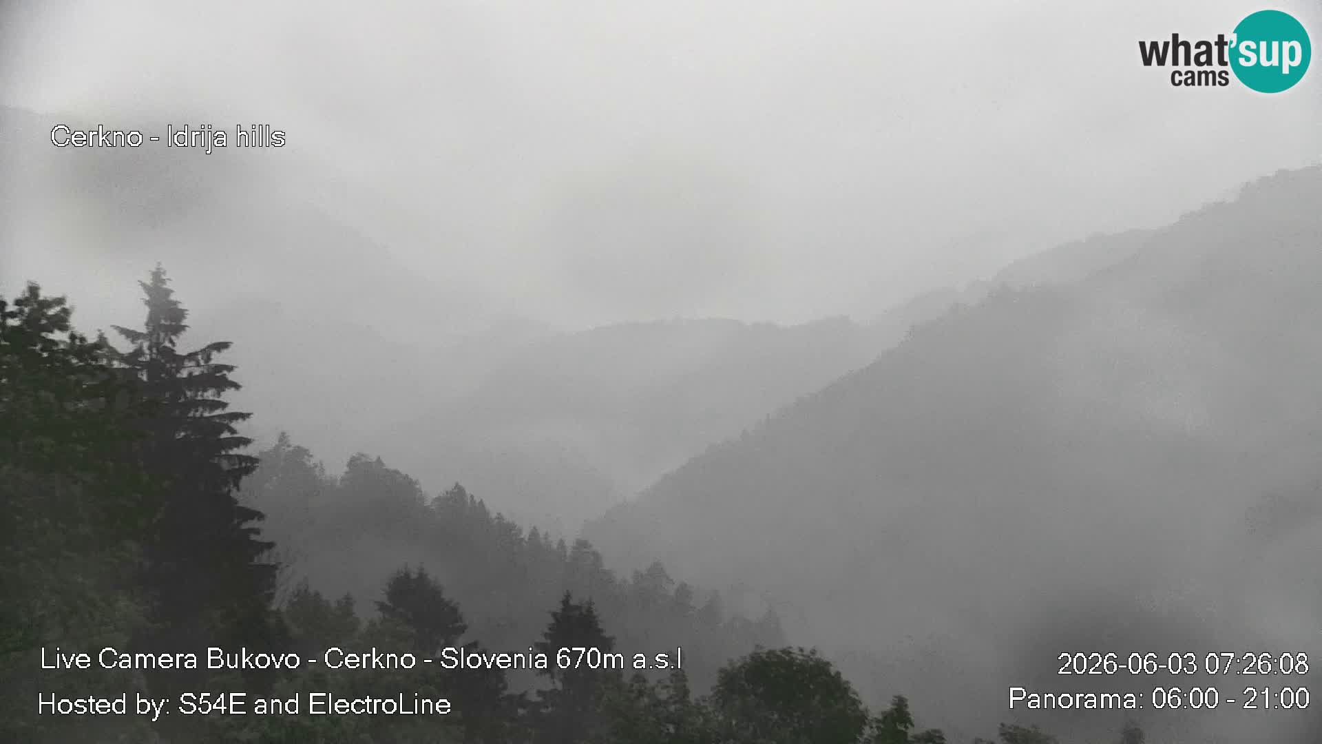 Webcam Bukovo – Baška grapa | Cerkno | Slovénie
