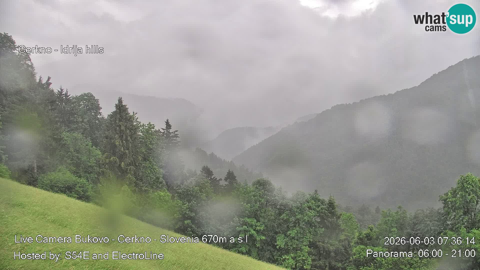 Webcam Bukovo – Baška grapa | Cerkno | Slovénie