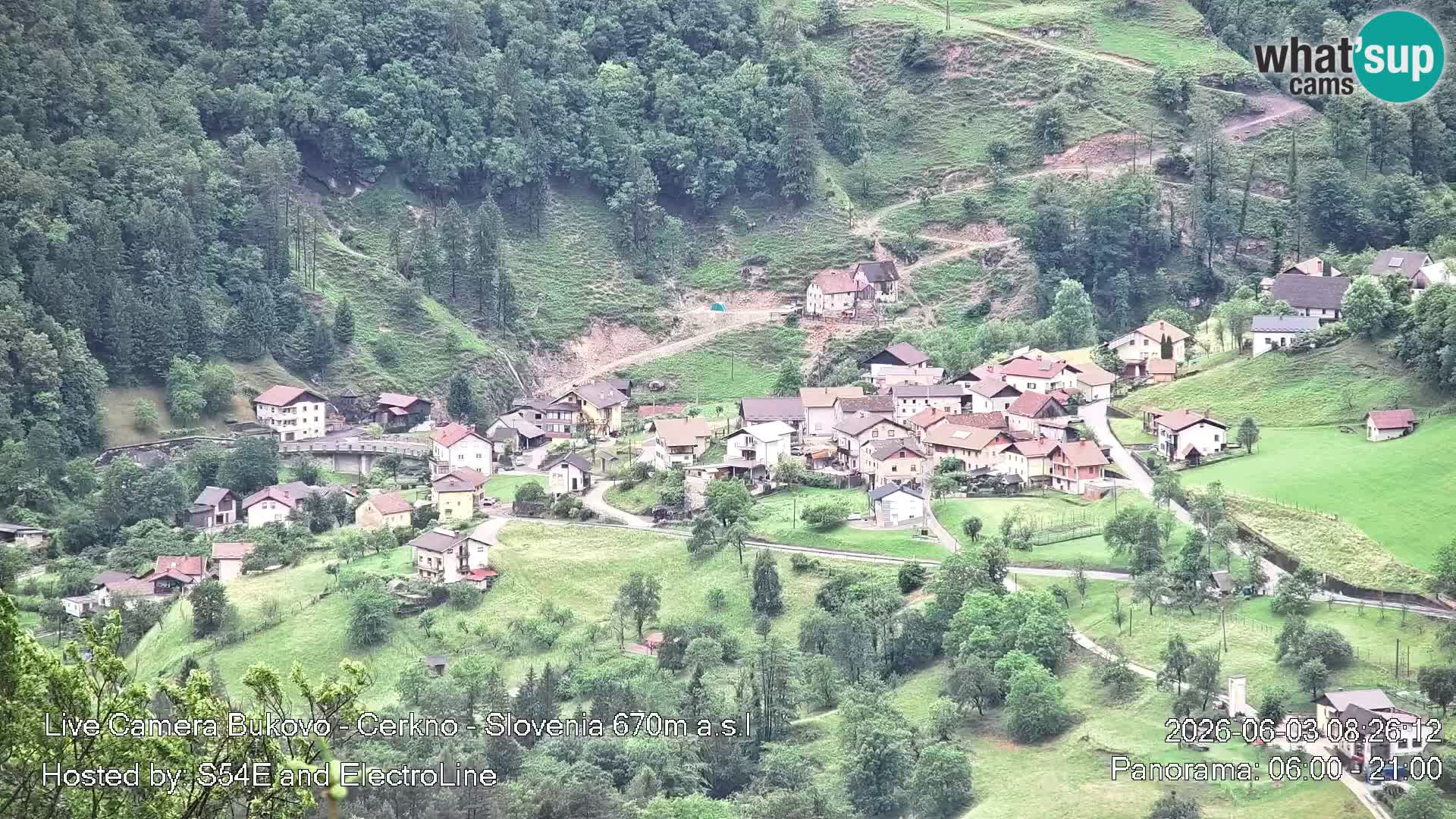 Webcam Bukovo – Baška grapa | Cerkno | Slovenia