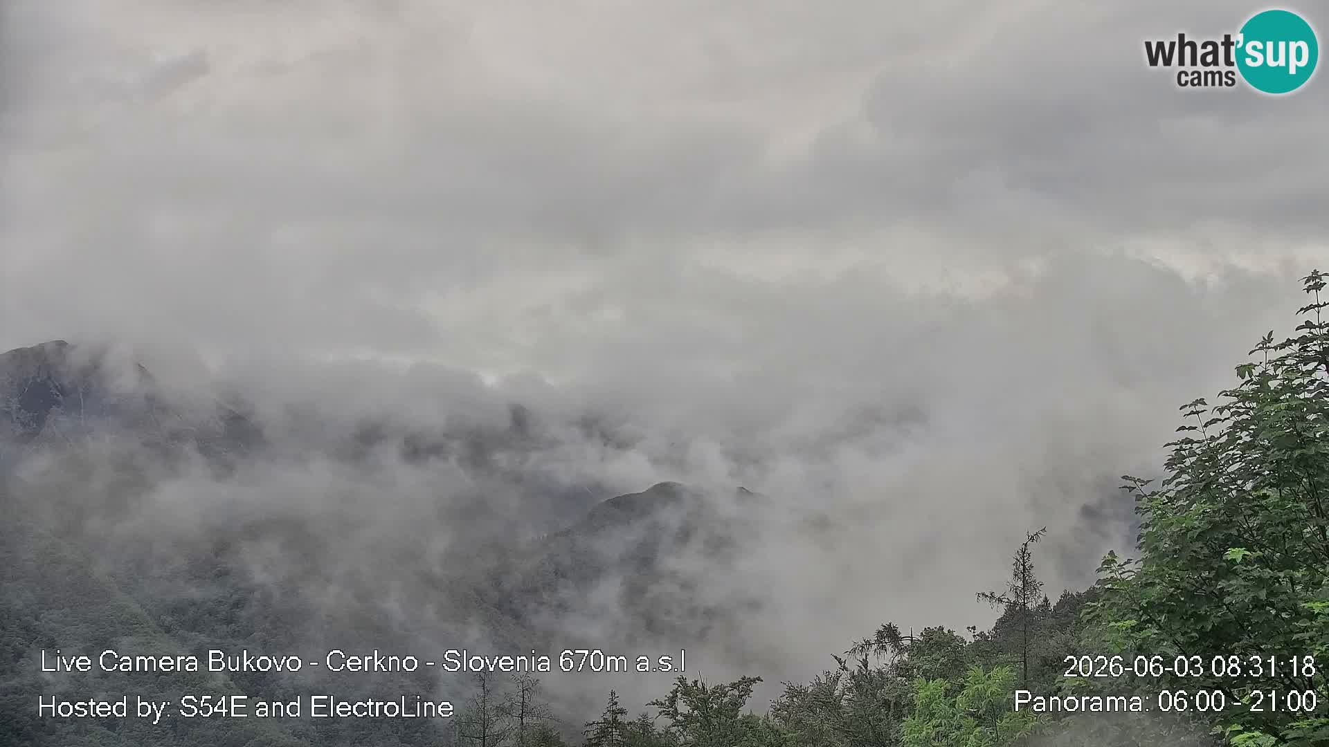 Webcam en vivo Bukovo – Baška grapa | Cerkno | Eslovenia