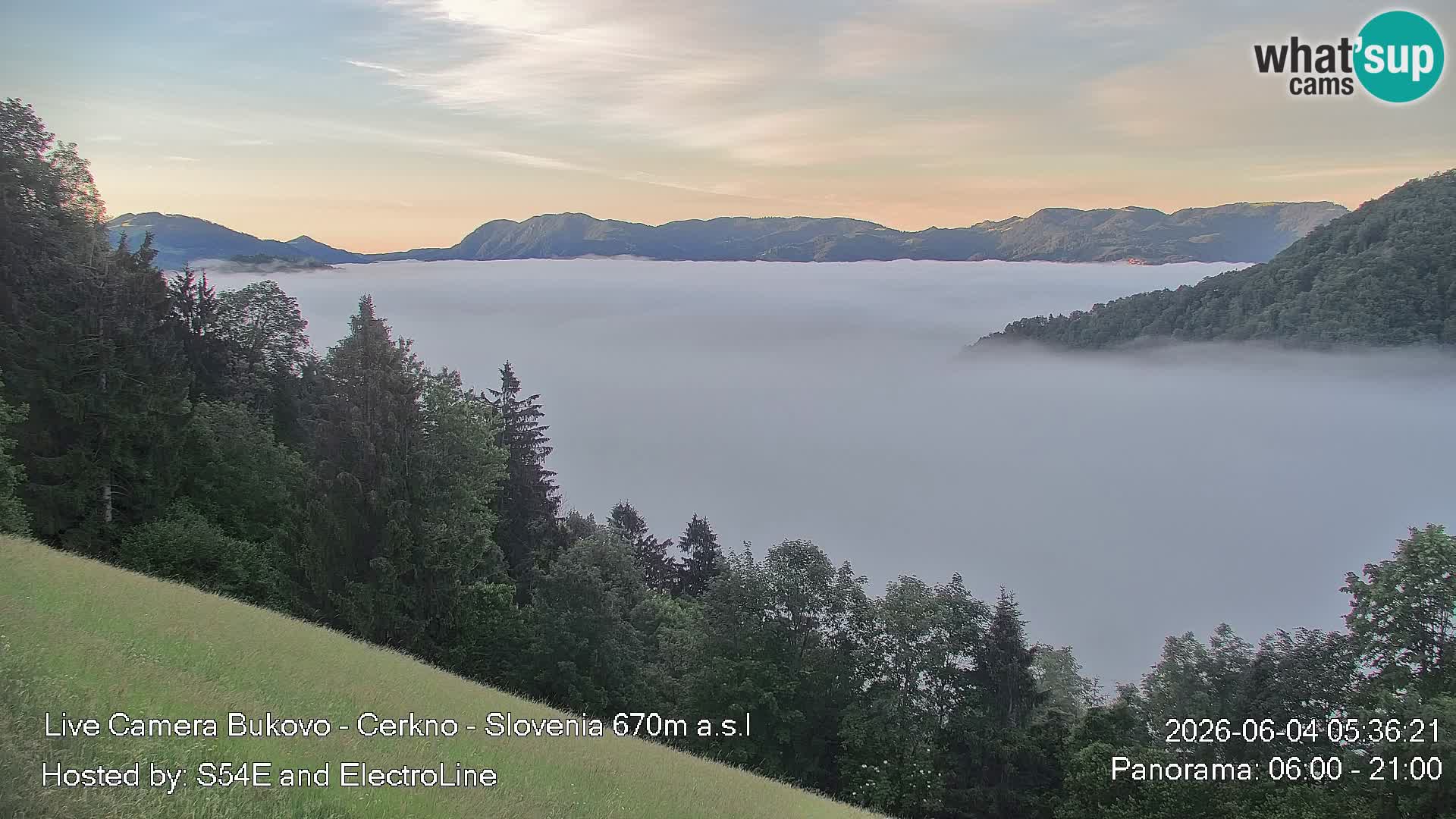 Web kamera Bukovo – Baška grapa | Cerkno | Slovenija