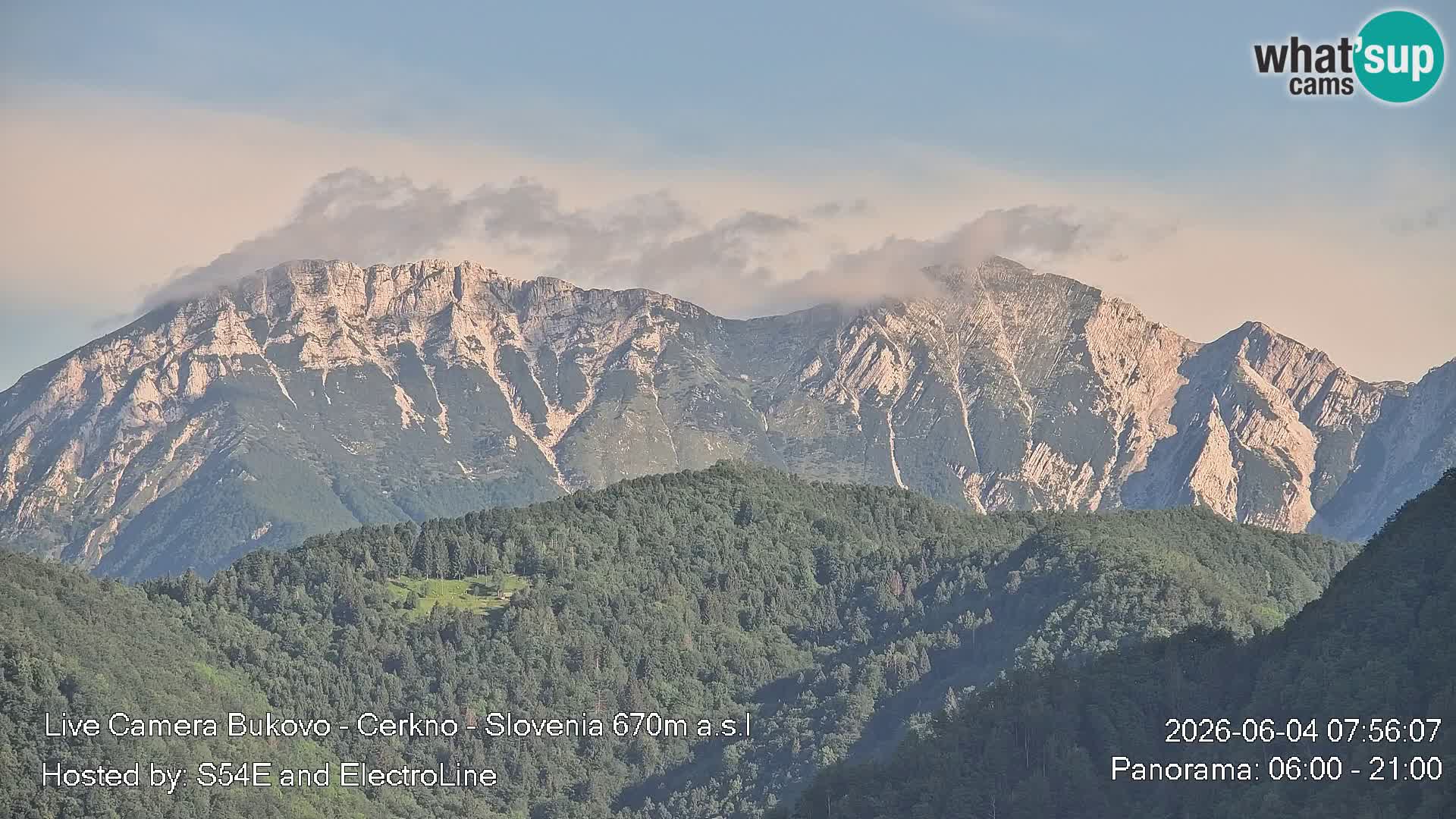 Webcam Bukovo – Baška grapa | Cerkno | Slovénie