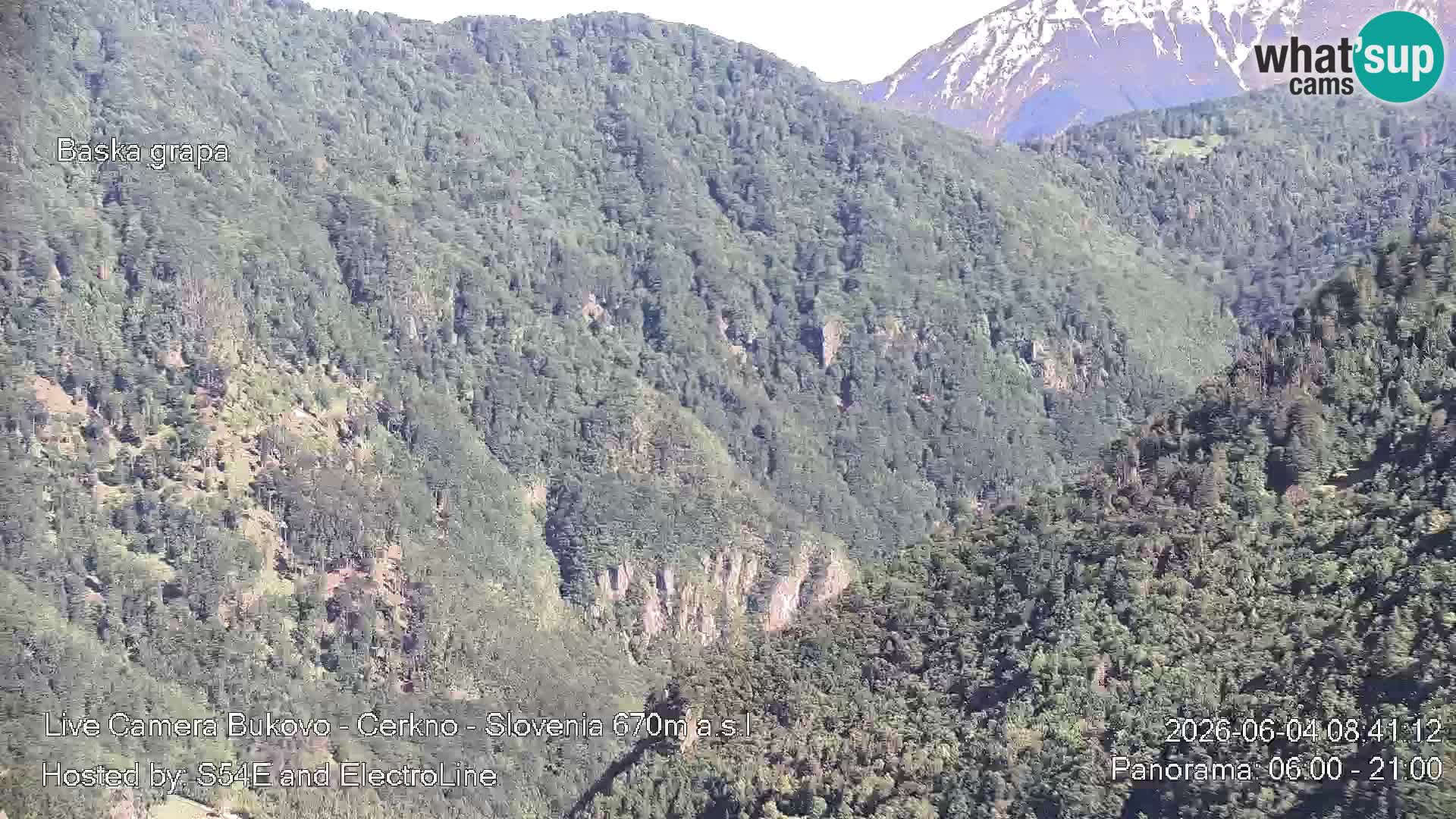Webcam Bukovo – Baška grapa | Cerkno | Slovénie