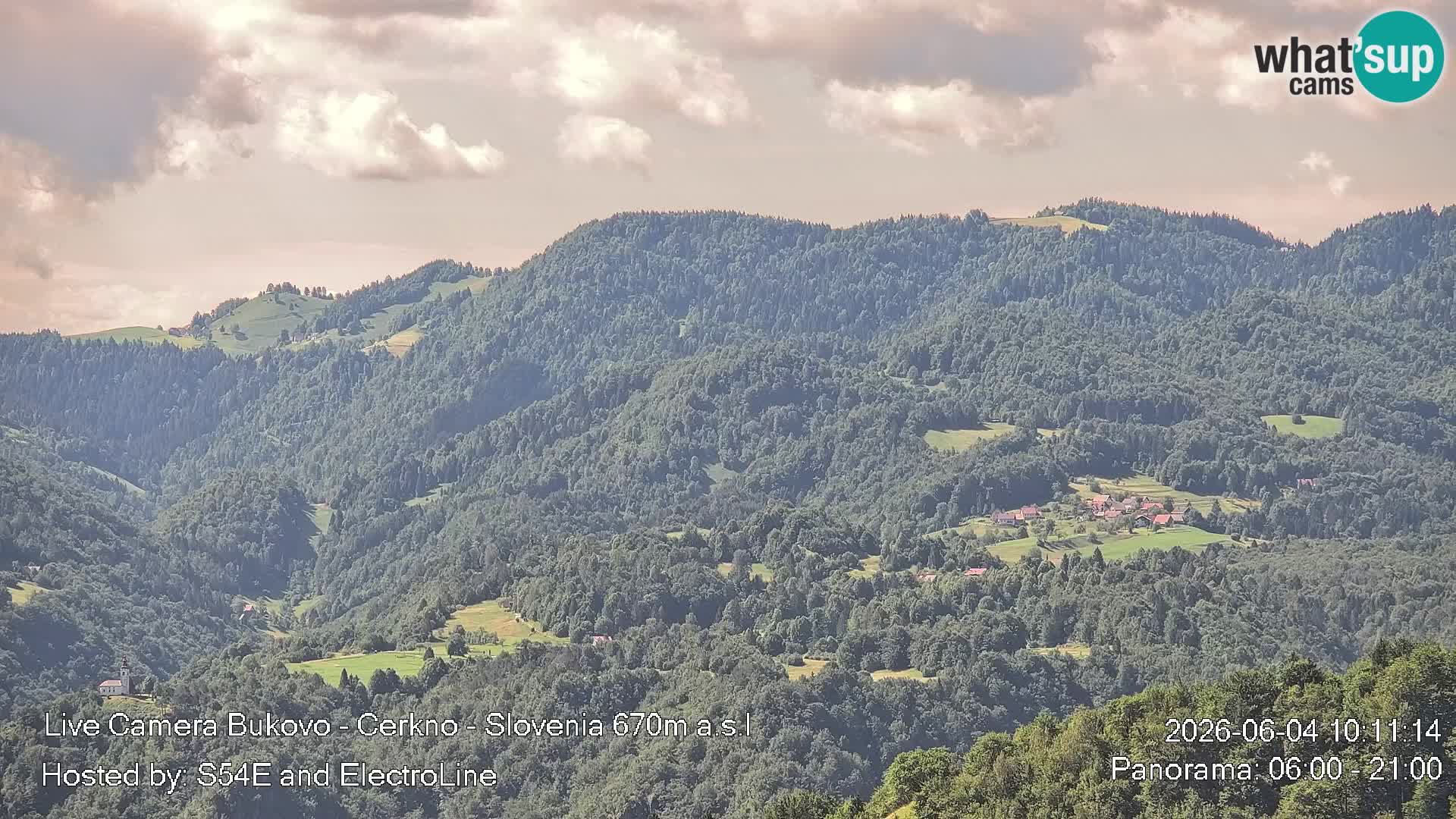 Web kamera Bukovo – Baška grapa | Cerkno | Slovenija
