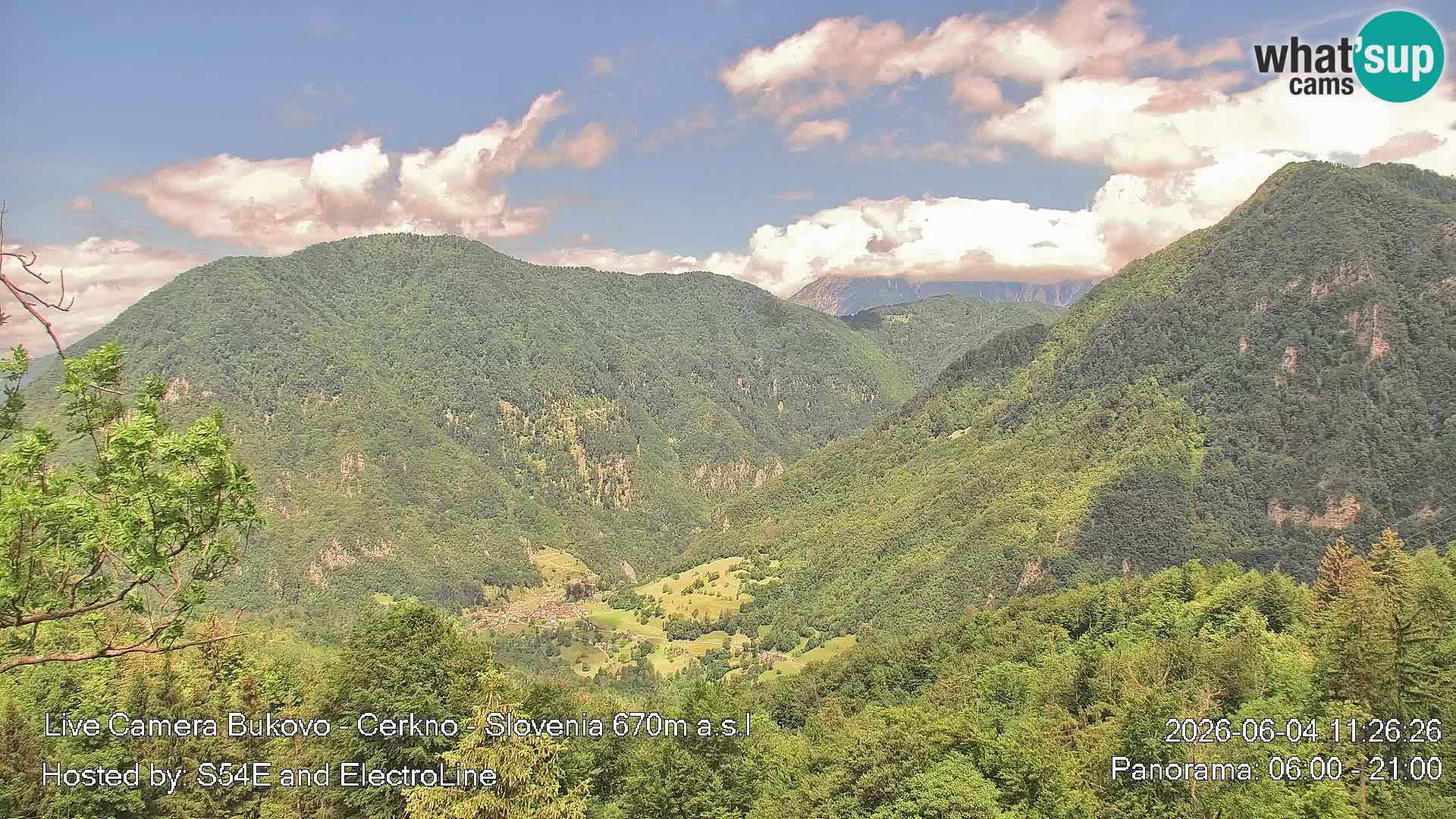 Webcam en vivo Bukovo – Baška grapa | Cerkno | Eslovenia