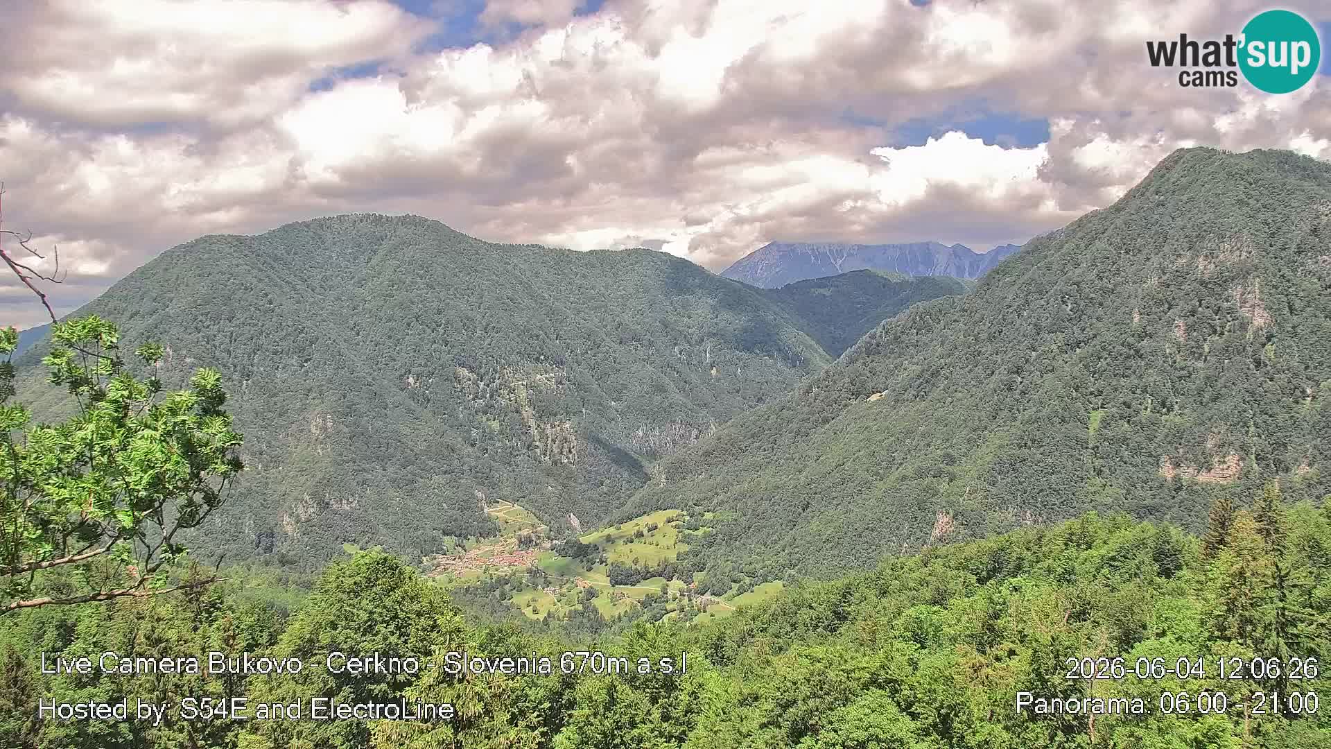 Bukovo Webcam – Baška grapa | Cerkno | Slowenien