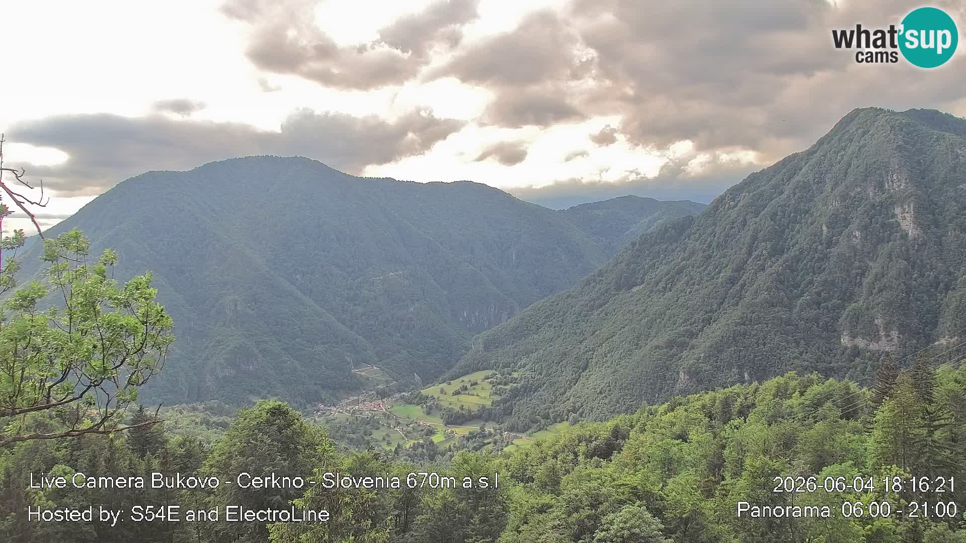 Webcam Bukovo – Baška grapa | Cerkno | Slovenia