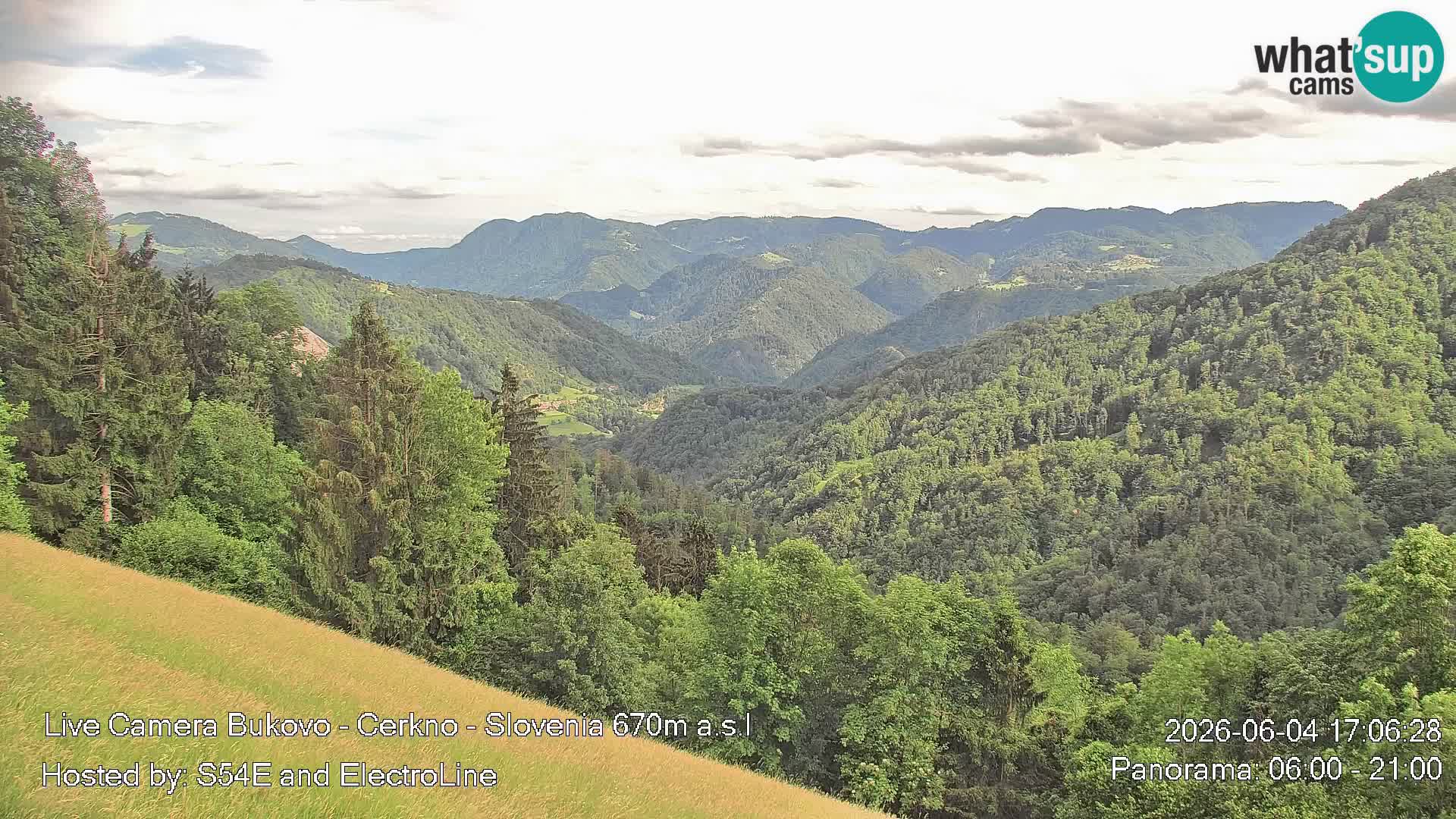 Webcam en vivo Bukovo – Baška grapa | Cerkno | Eslovenia
