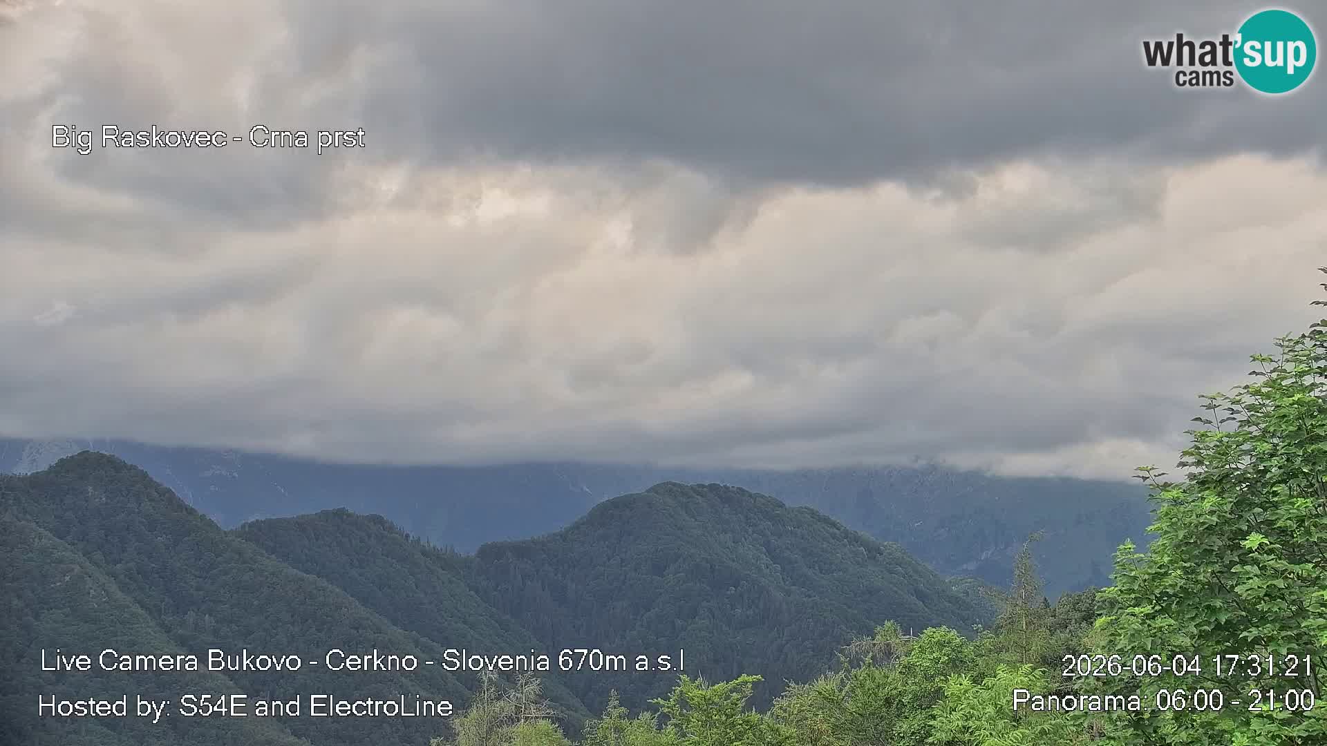 Webcam Bukovo – Baška grapa | Cerkno | Slovenia