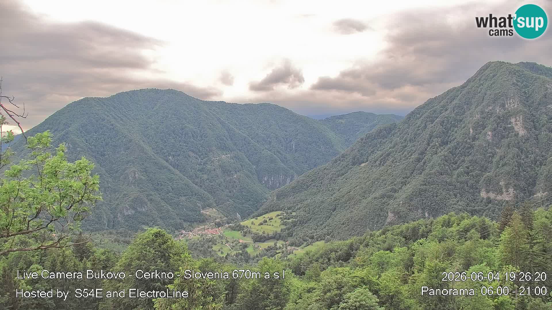 Webcam Bukovo – Baška grapa | Cerkno | Slovenia