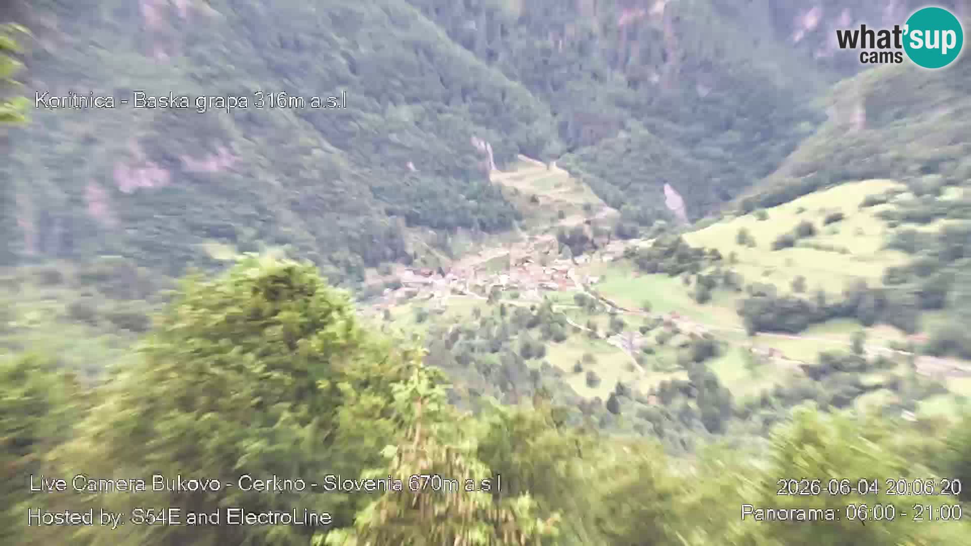 Webcam Bukovo – Baška grapa | Cerkno | Slovenia