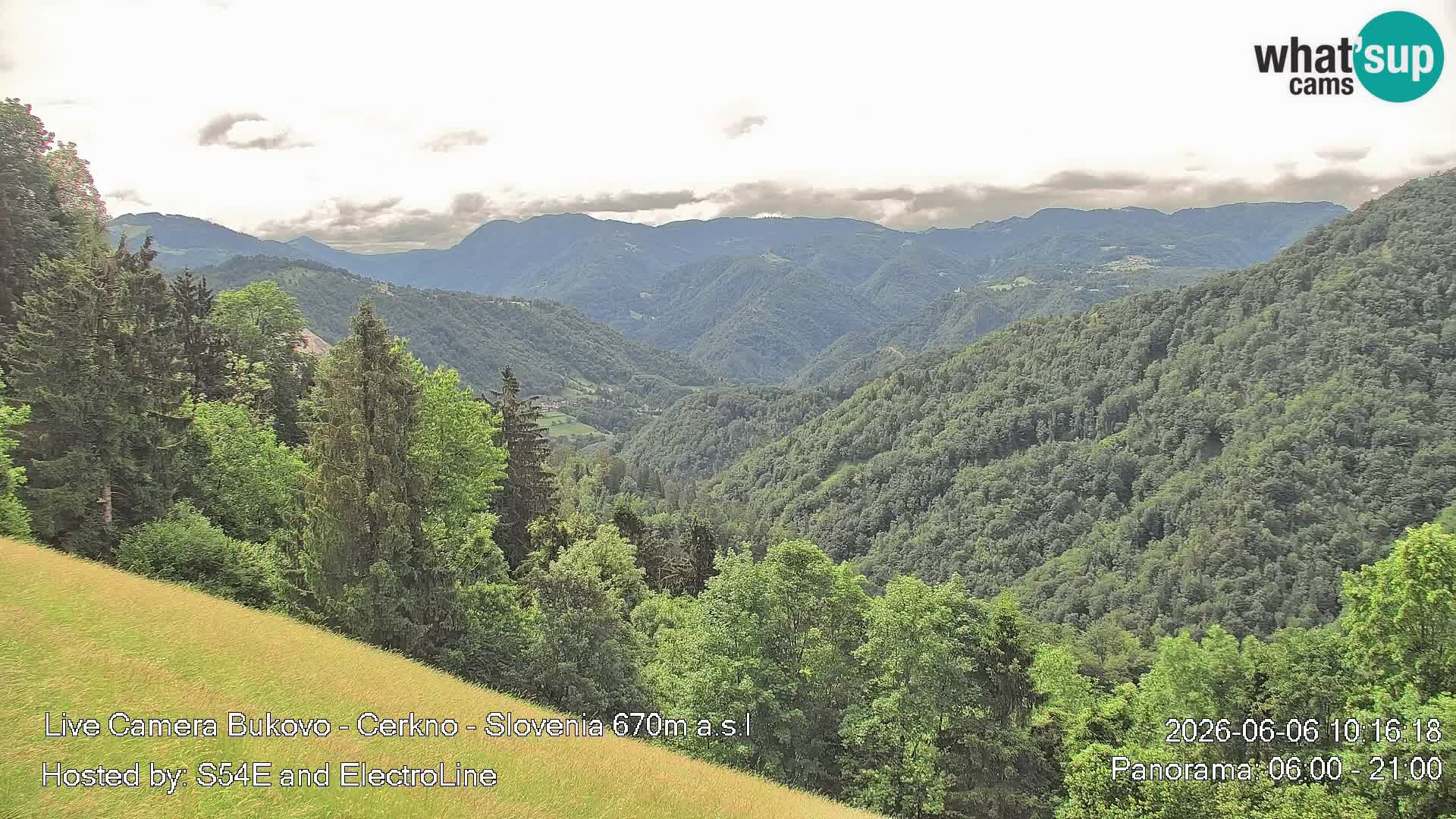 Webcam Bukovo – Baška grapa | Cerkno | Slovénie