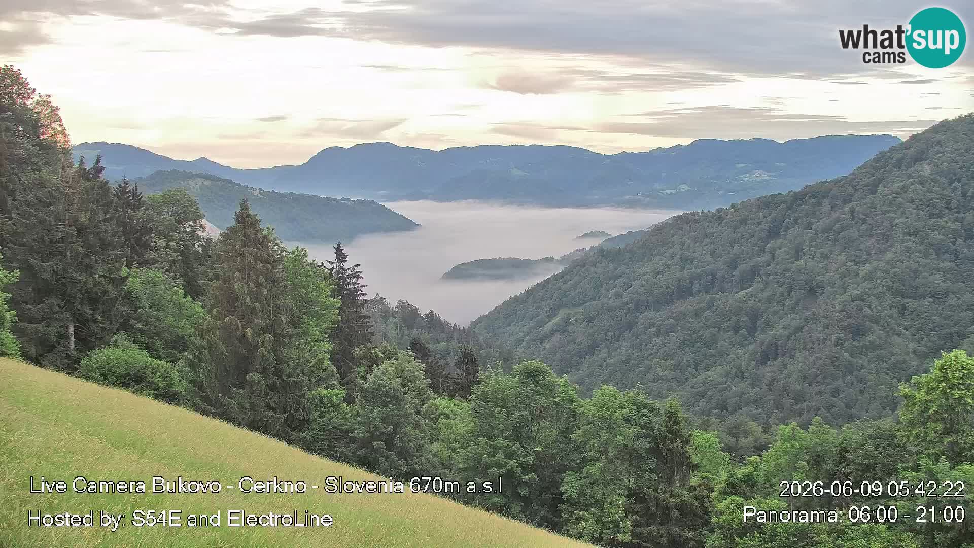 Webcam Bukovo – Baška grapa | Cerkno | Slovénie