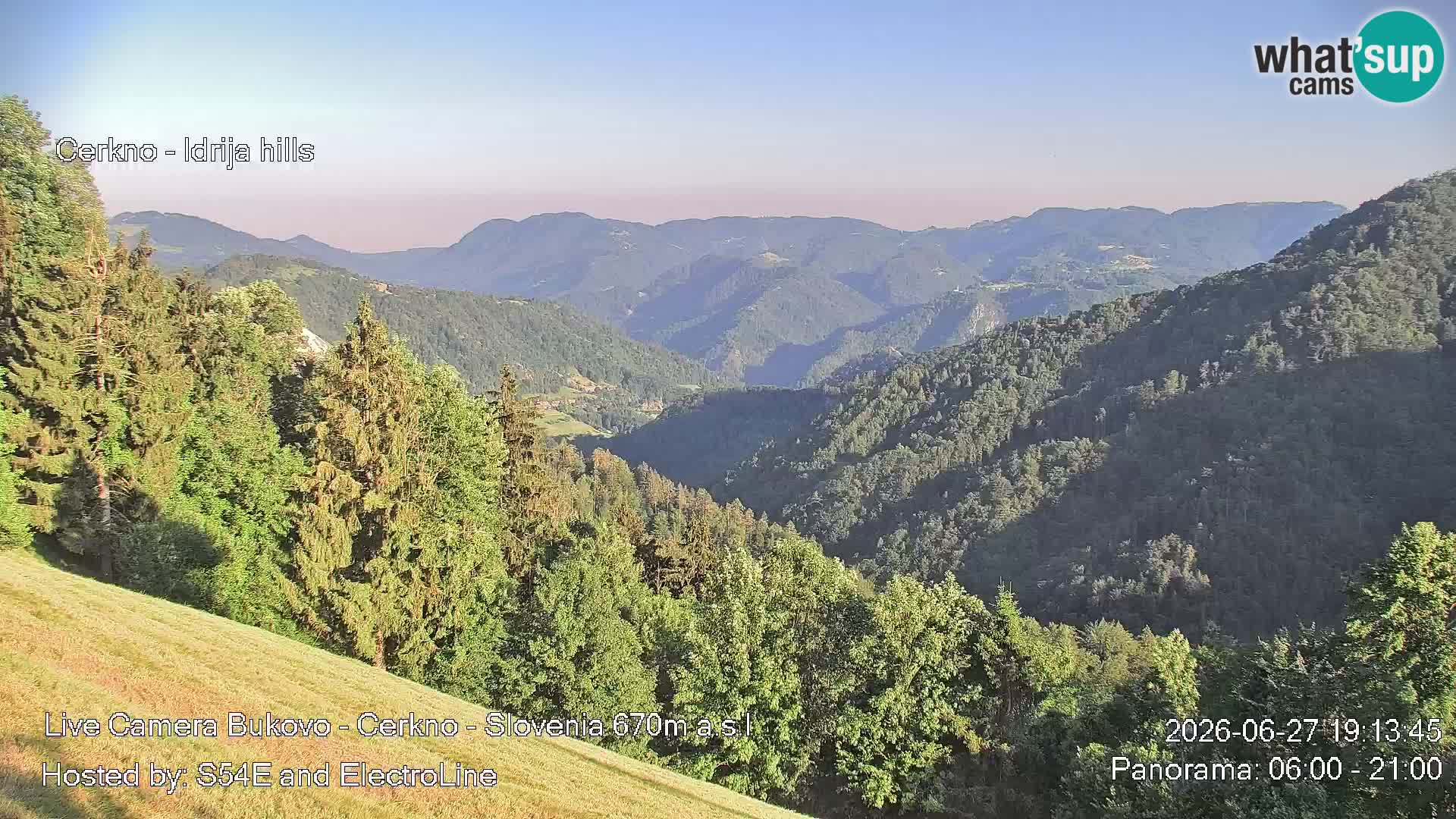 Web kamera Bukovo – Baška grapa | Cerkno | Slovenija