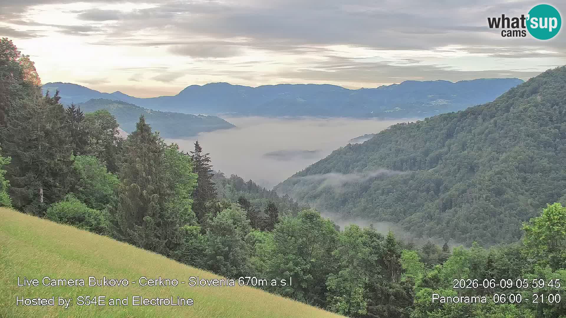 Webcam Bukovo – Baška grapa | Cerkno | Slovénie