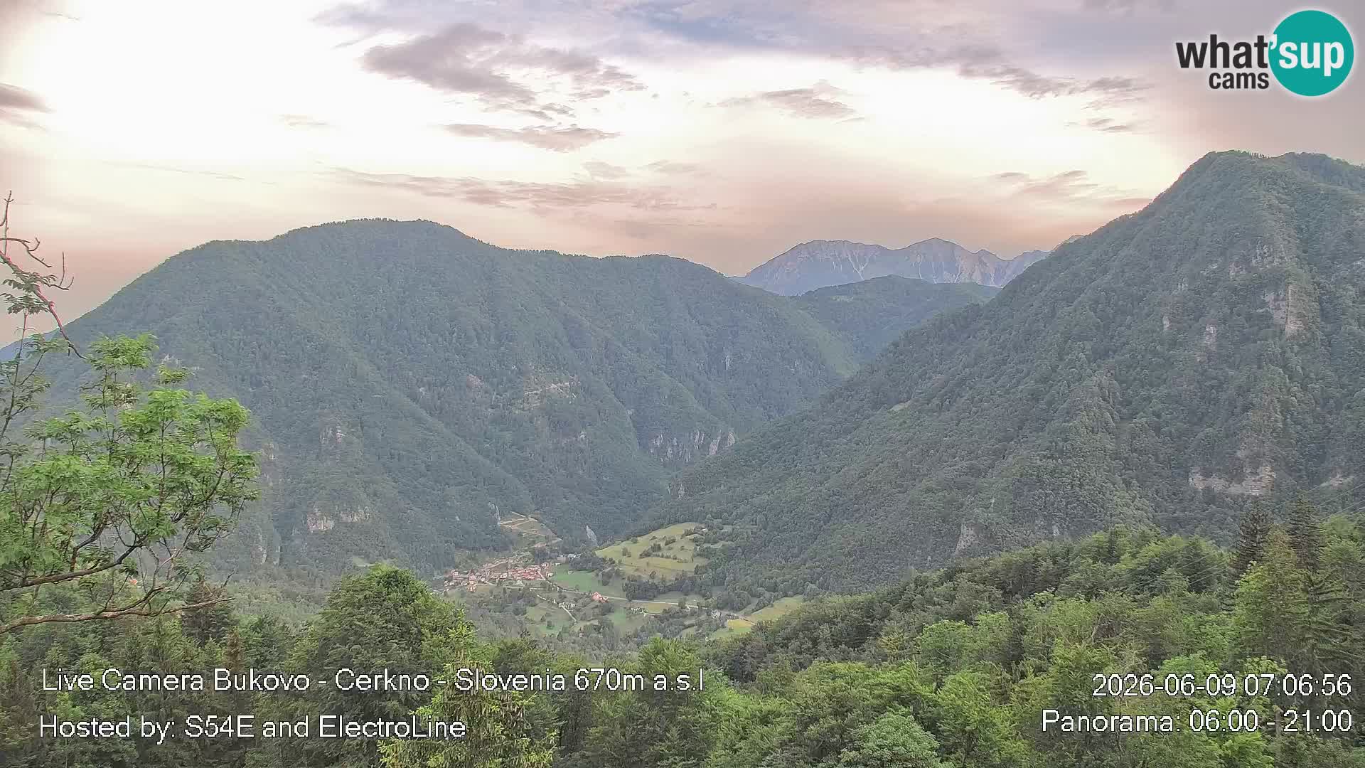 Webcam Bukovo – Baška grapa | Cerkno | Slovénie
