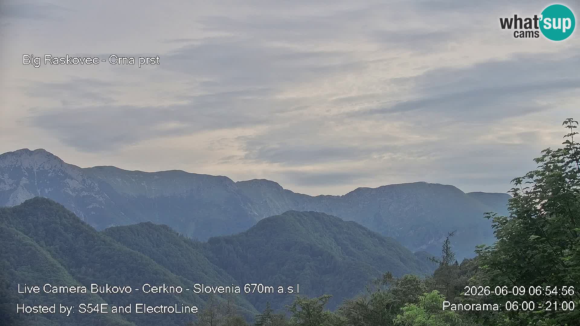Webcam Bukovo – Baška grapa | Cerkno | Slovénie