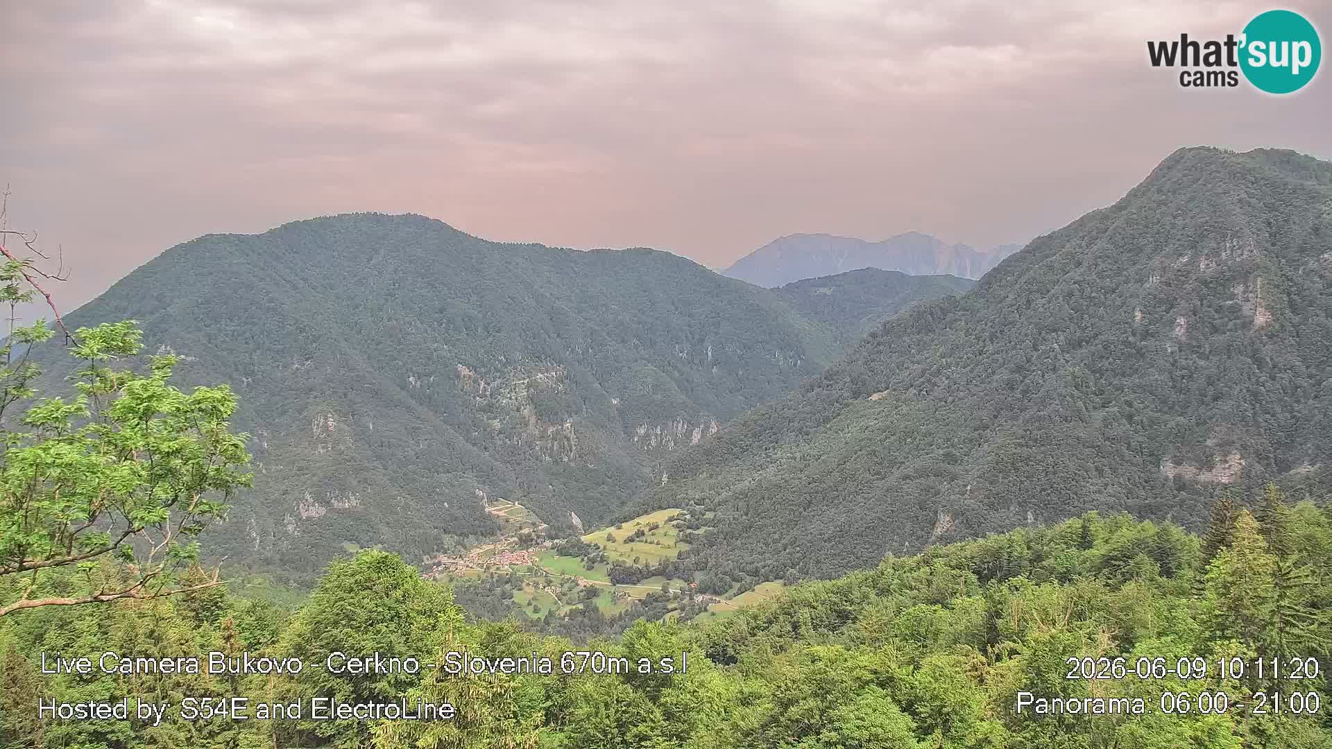 Web kamera Bukovo – Baška grapa | Cerkno | Slovenija