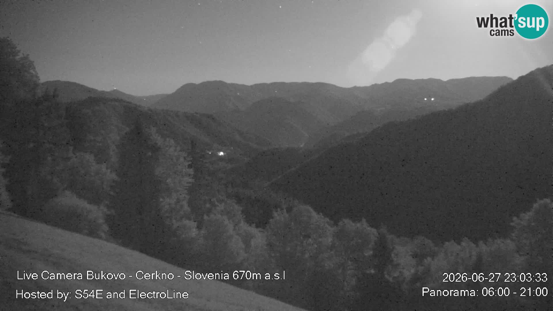 Web kamera Bukovo – Baška grapa | Cerkno | Slovenija