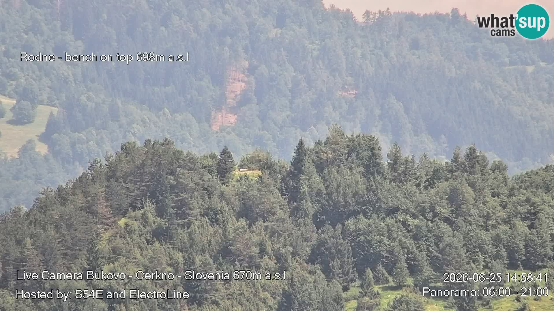 Web kamera Bukovo – Baška grapa | Cerkno | Slovenija