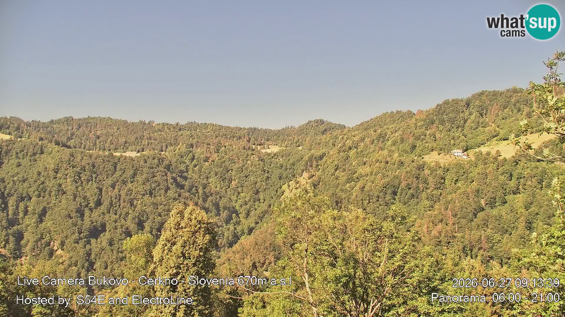 Webcam en vivo Bukovo – Baška grapa | Cerkno | Eslovenia