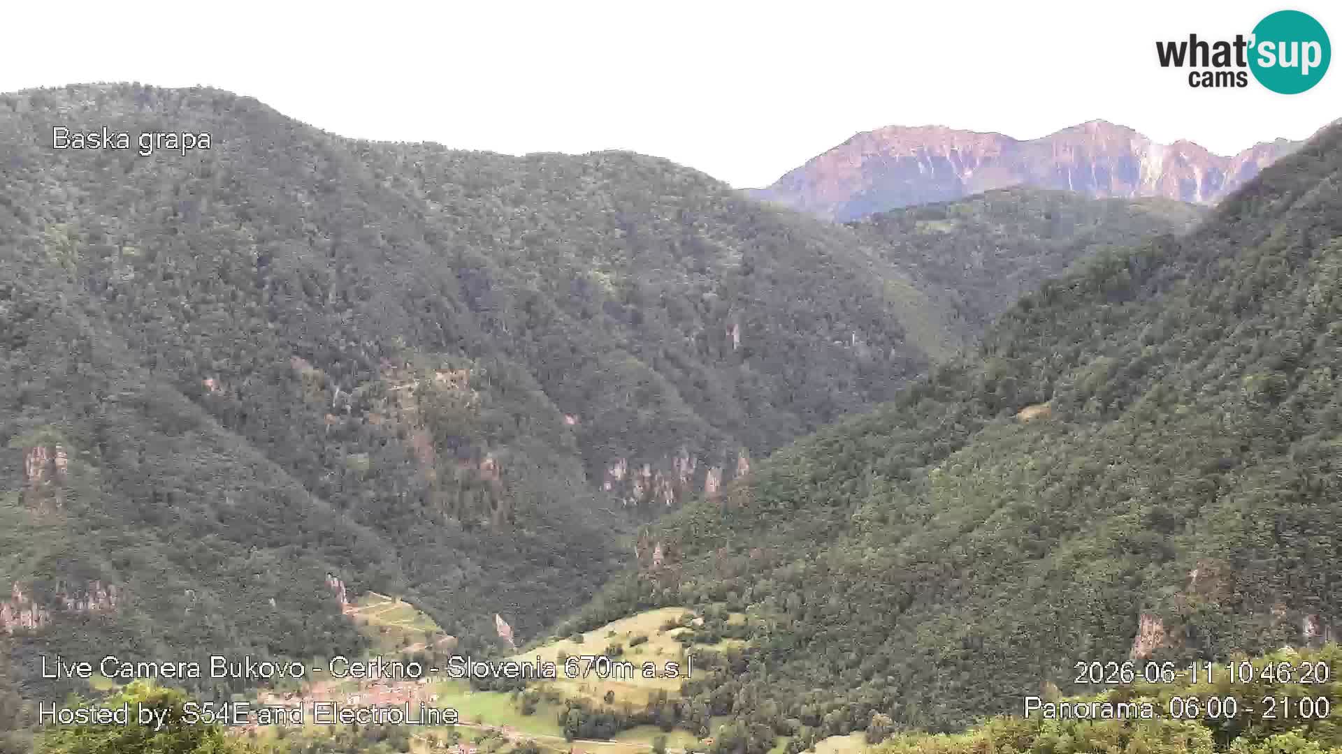 Webcam en vivo Bukovo – Baška grapa | Cerkno | Eslovenia