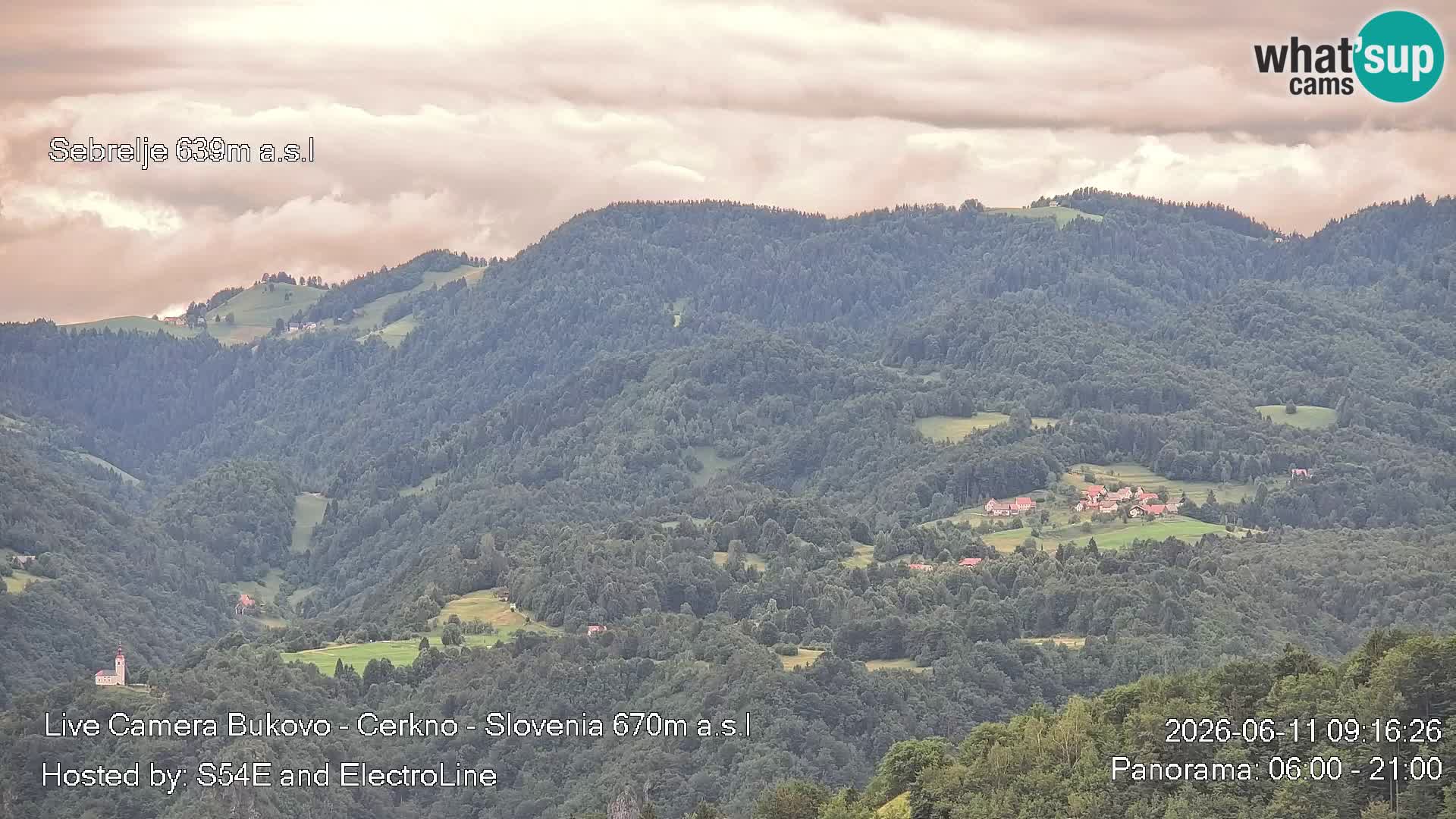 Webcam Bukovo – Baška grapa | Cerkno | Slovénie