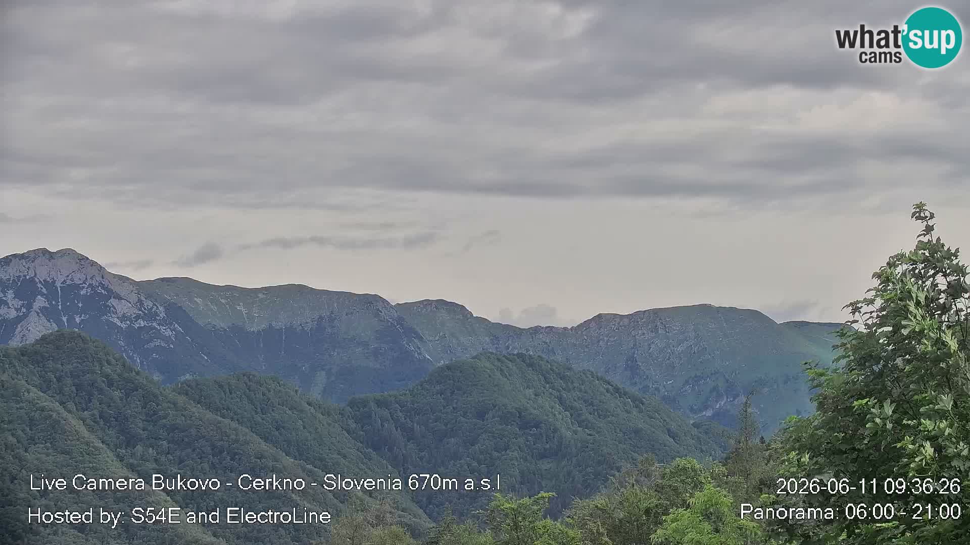 Webcam Bukovo – Baška grapa | Cerkno | Slovenia
