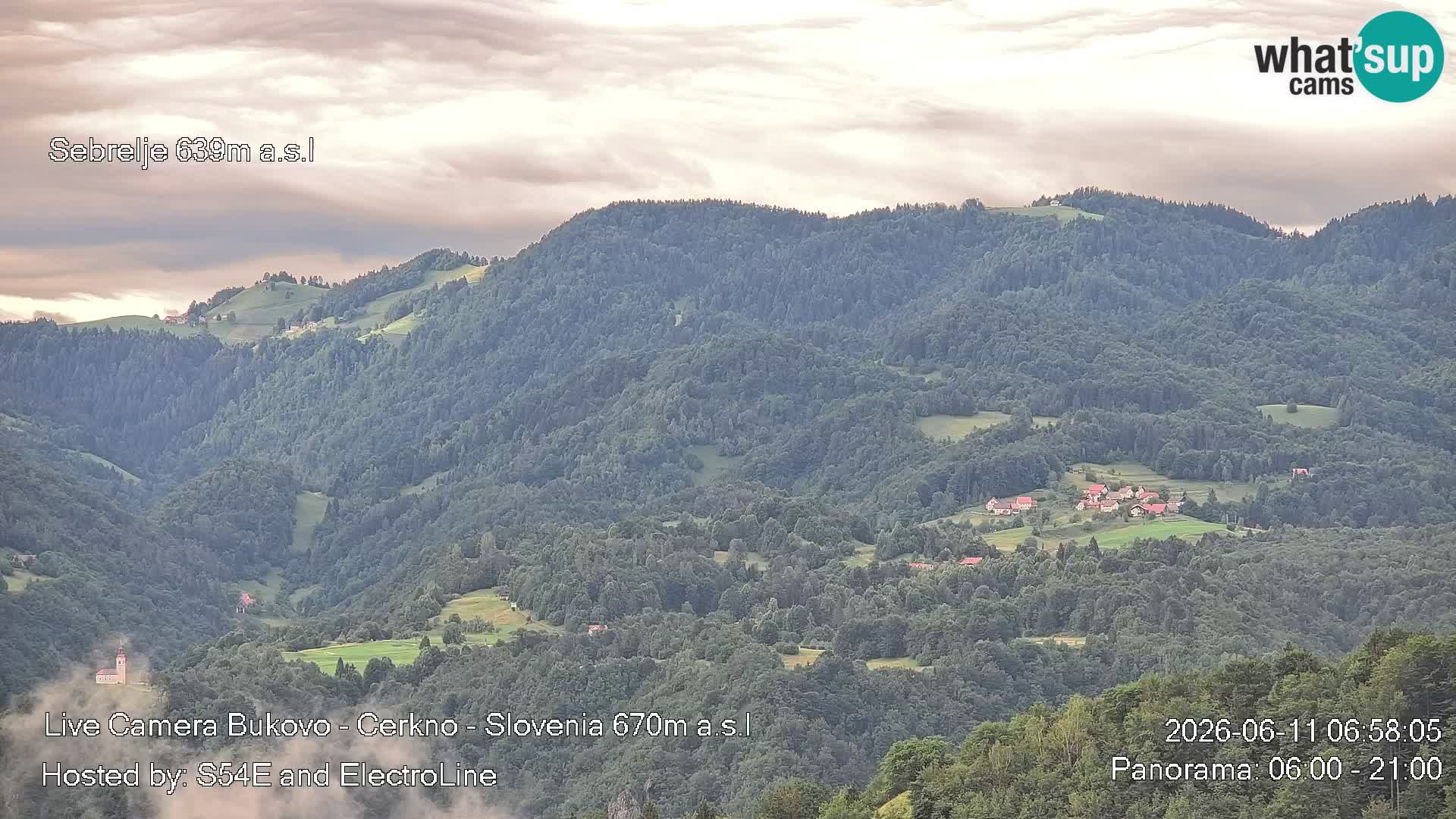 Webcam Bukovo – Baška grapa | Cerkno | Slovenia