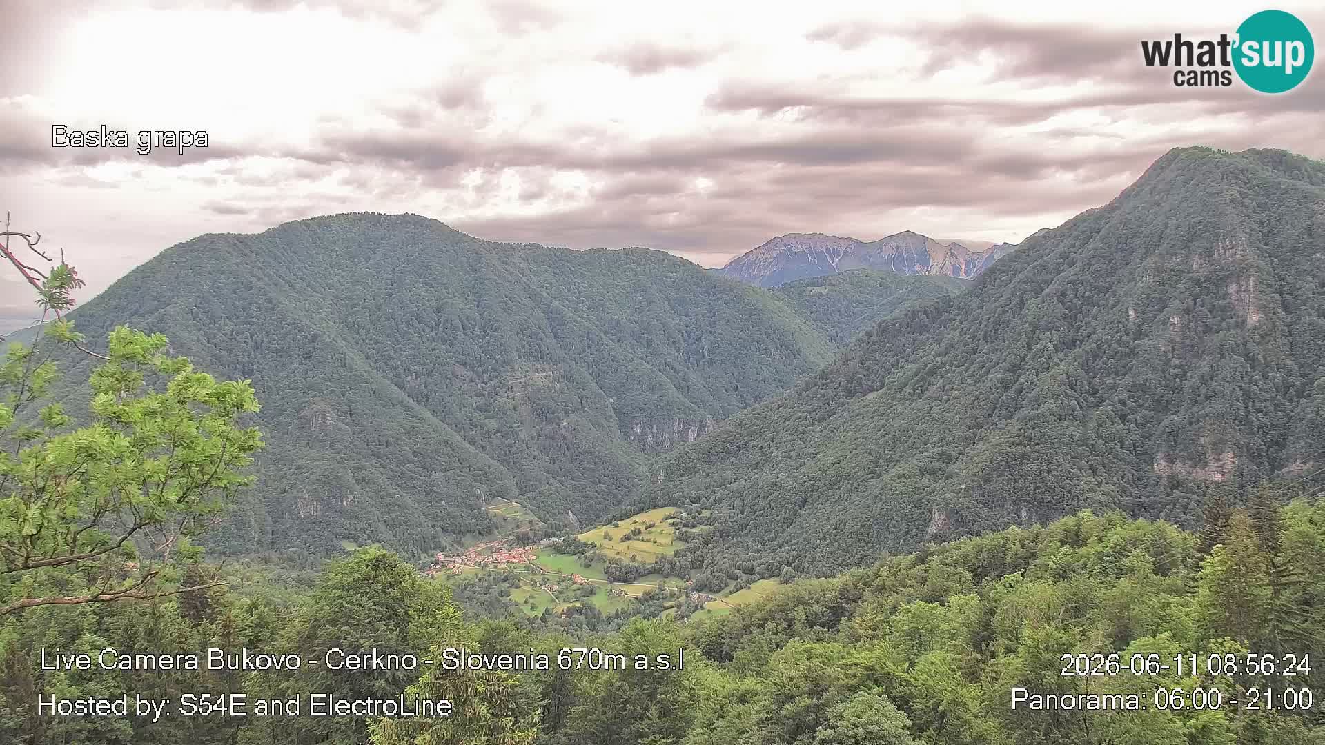 Bukovo Webcam – Baška grapa | Cerkno | Slowenien